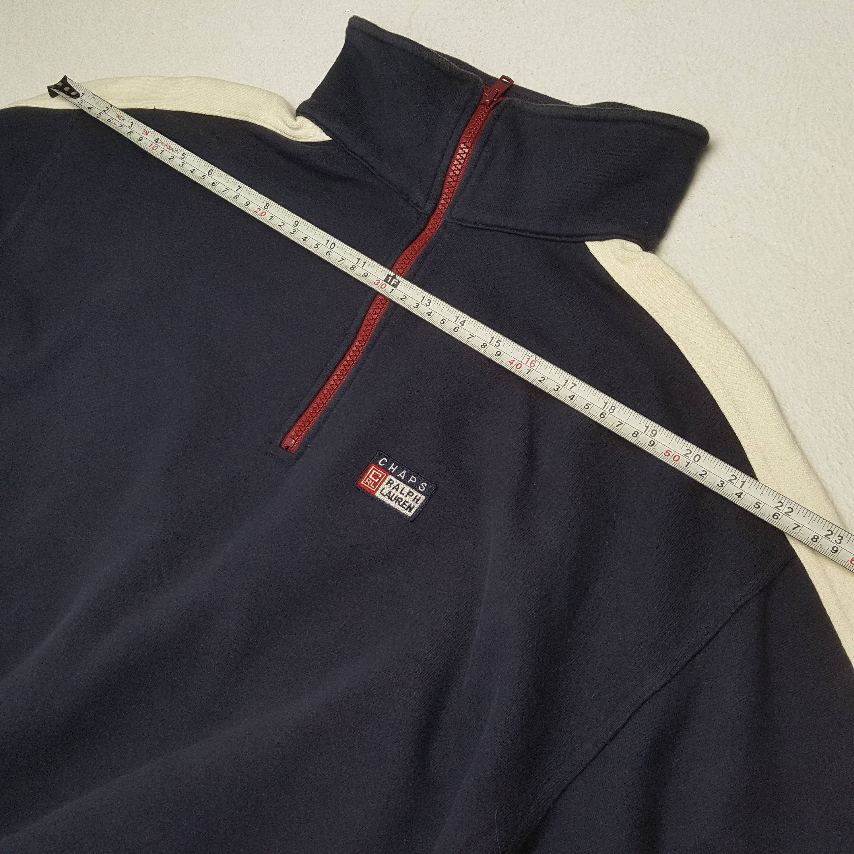 Chaps × Chaps Ralph Lauren × Vintage CHAPS RALPH LAUREN Half Zipper Sweatshirt Size US L / EU 52-54 / 3 - 4 Thumbnail