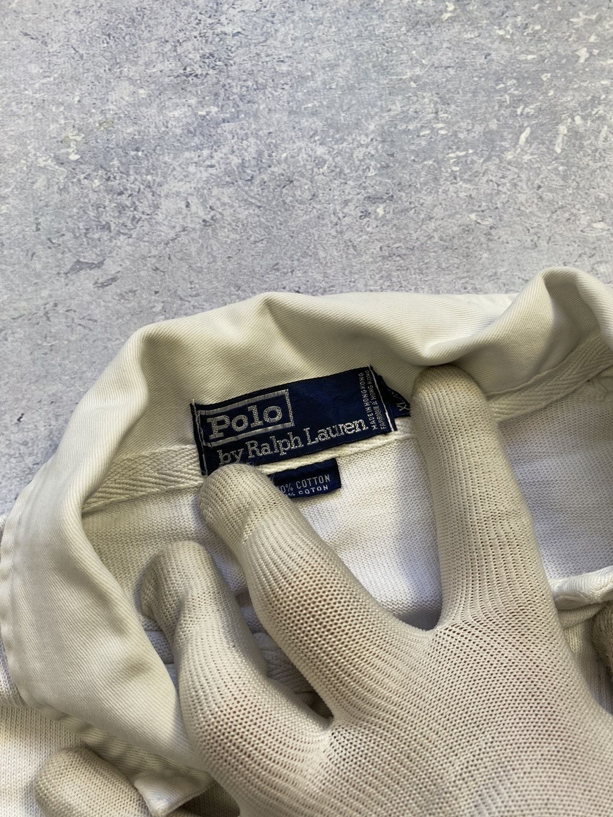 Polo Ralph Lauren × Ralph Lauren × Vintage Vintage Polo Ralph Lauren Men’s Blue Rugby Sweatshirt Size US XL / EU 56 / 4 - 15 Thumbnail