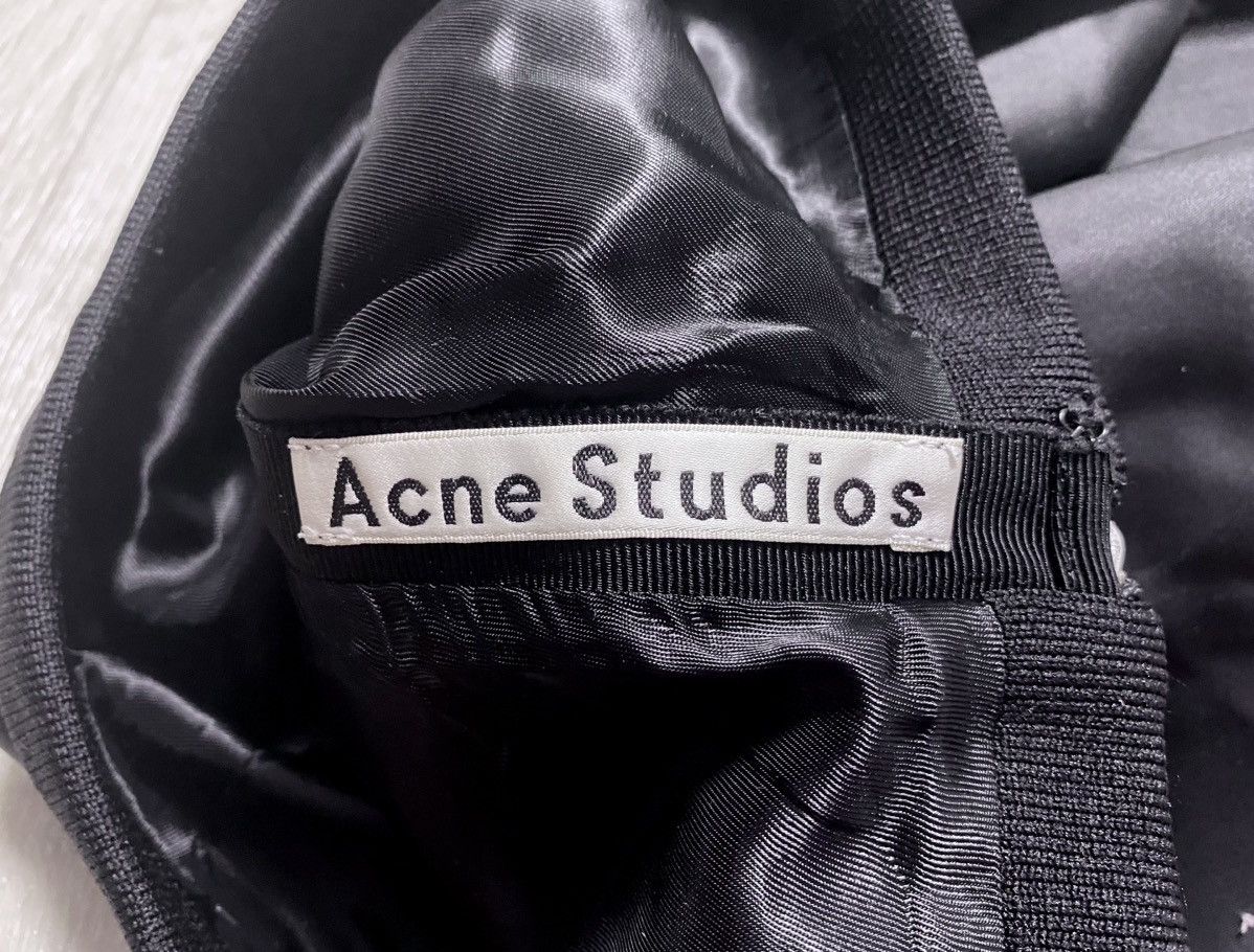 Acne Studios Women’s Acne Studios Kanda Shine PSS15 Black Skirt Size 25" / US 0 / IT 36 - 6 Thumbnail
