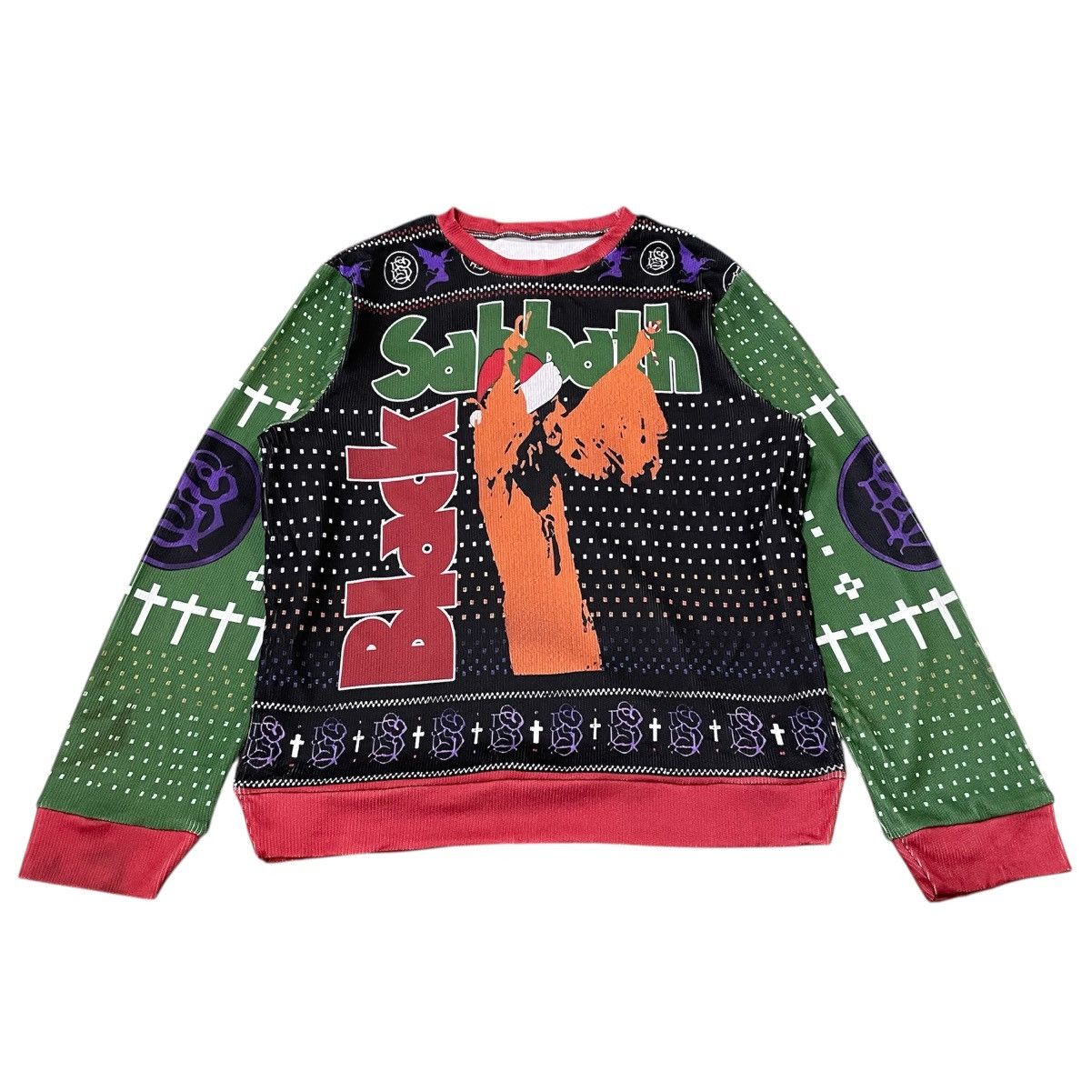 Black Sabbath Black Sabbath Ugly Christmas Sweater Crewneck Size US M / EU 48-50 / 2 - 1 Thumbnail
