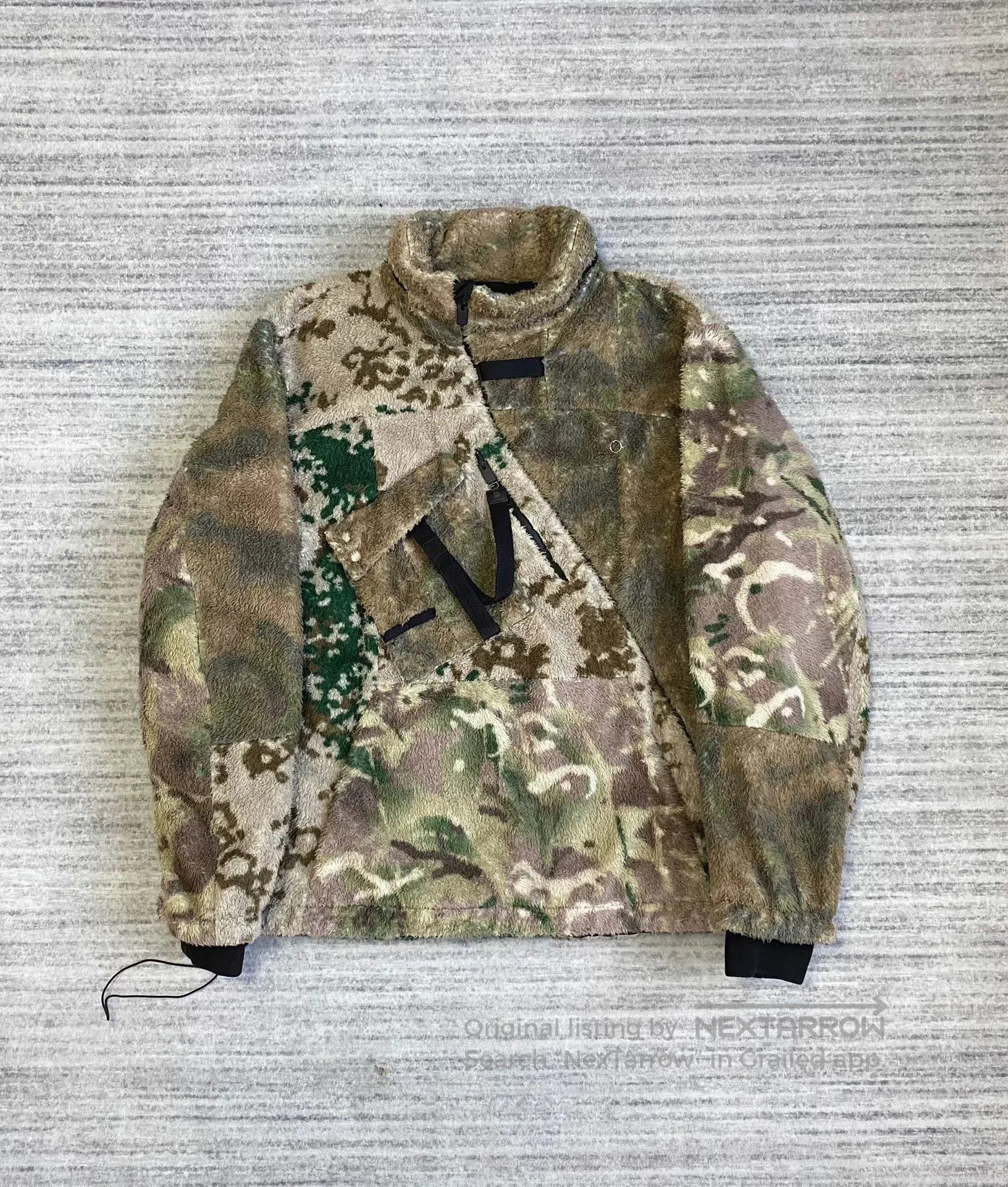 1017 ALYX 9SM Alyx Mixed Camo Polar Fleece Jacket. Size US M / EU 48-50 / 2 - 1 Thumbnail
