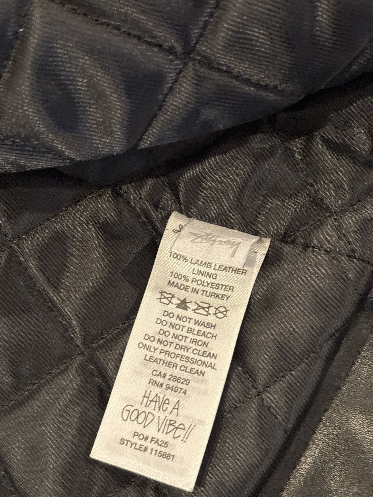 Stussy Stussy leather biker jacket size small Size US S / EU 44-46 / 1 - 10 Thumbnail