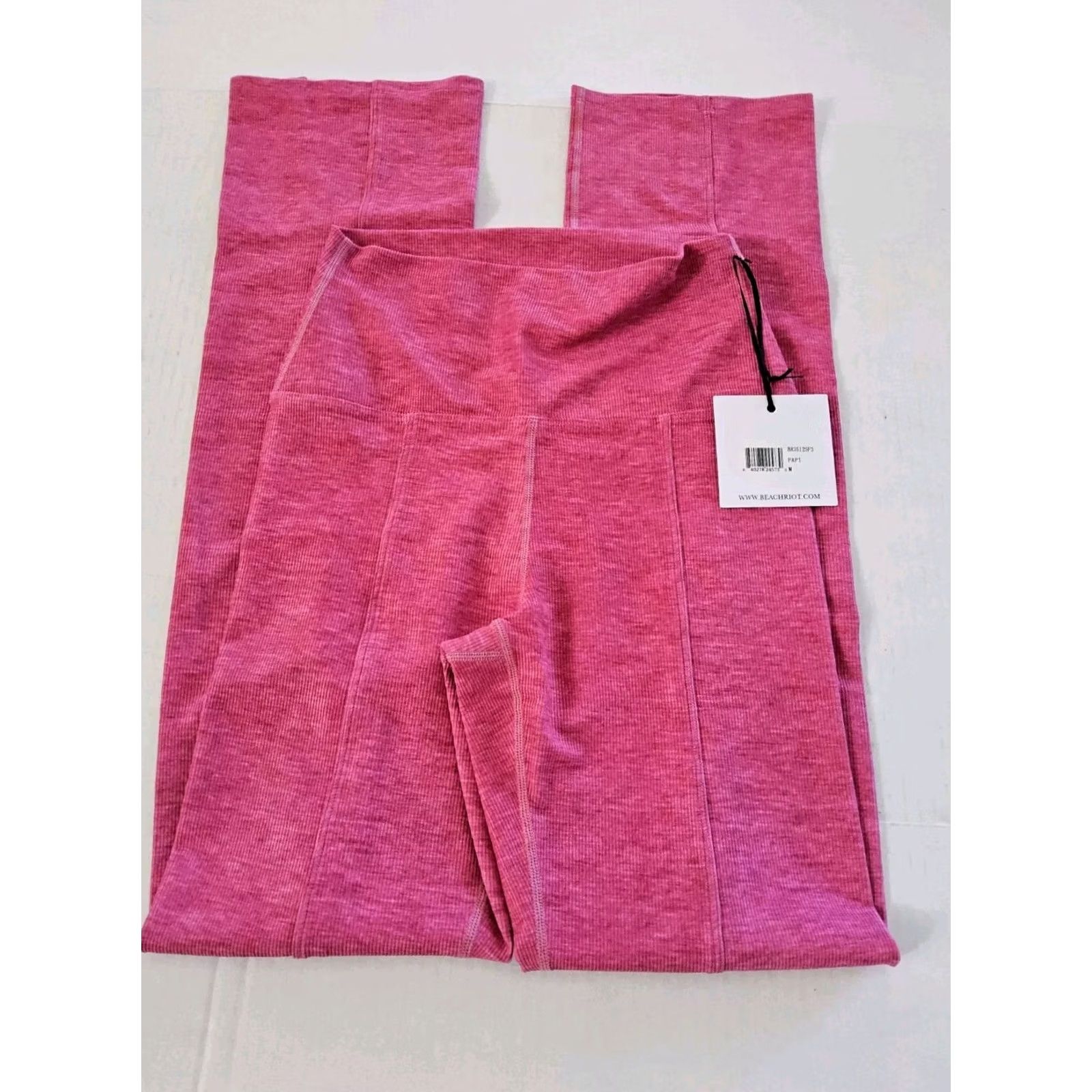 Beach Riot Beach Riot Alani Wide Leg Flared Pants Women M Pink Sweatpants Flared Beach Activewear Size 32" / US 10 / IT 46 - 5 Thumbnail