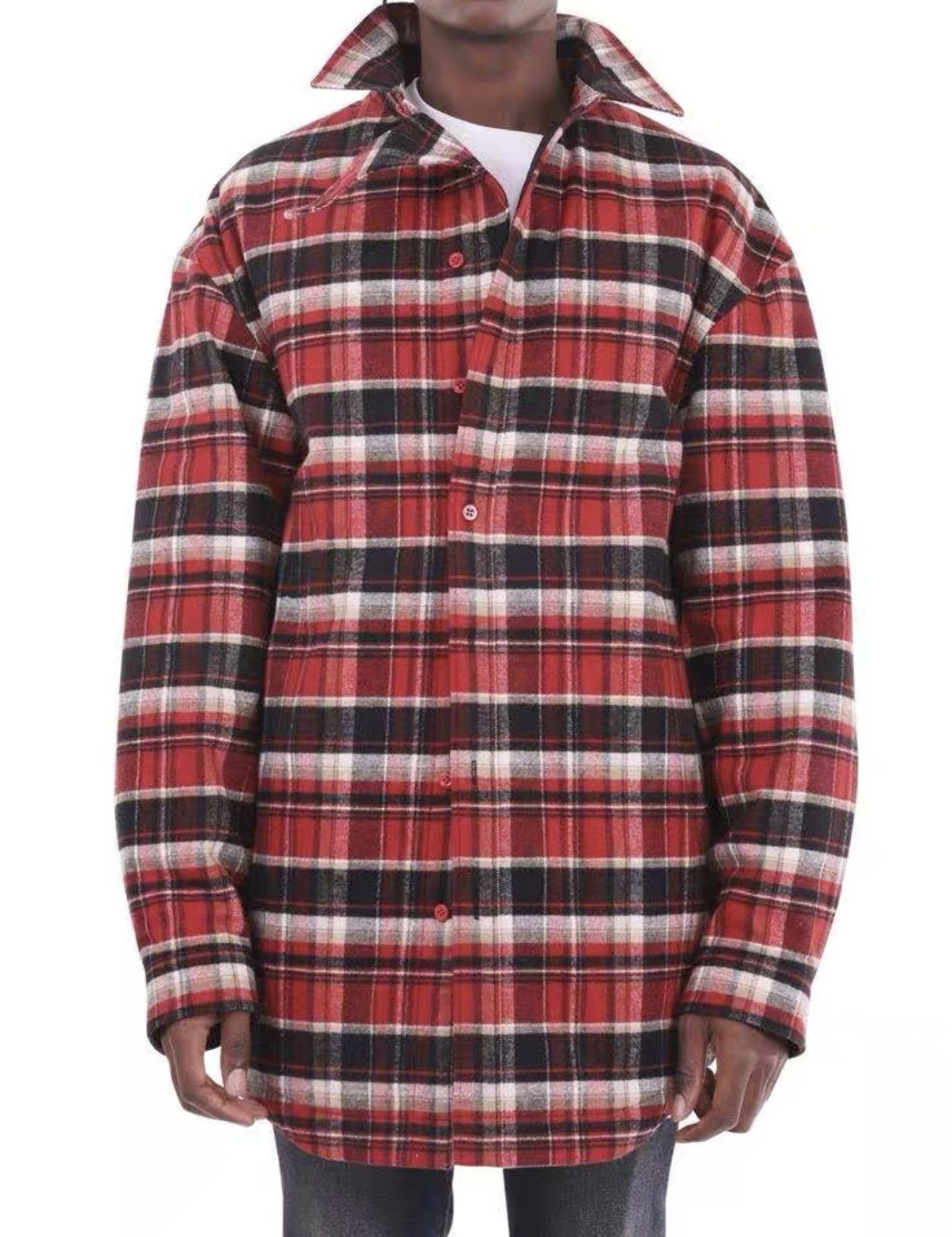Balenciaga Balenciaga Plaid Quilted Oversized Jacket J31 Size US M / EU 48-50 / 2 - 7 Thumbnail