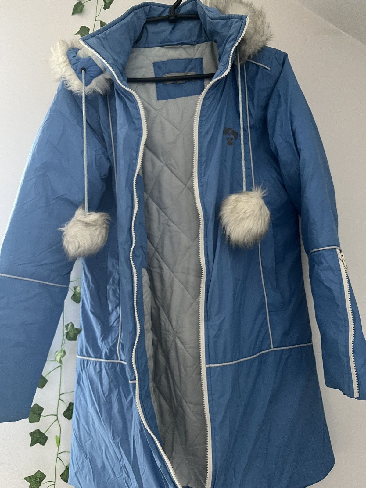 Vintage blue winter coat Size M / US 6-8 / IT 42-44 - 2 Thumbnail
