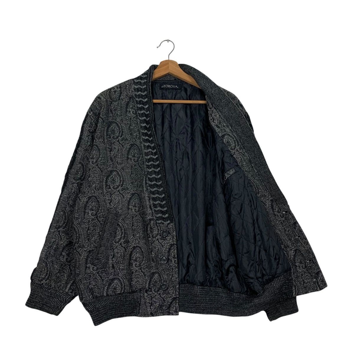 Japanese Brand ST. TOROSA Motif Design Cardigan Casual Jacket #2174-C96 Size US L / EU 52-54 / 3 - 9 Thumbnail