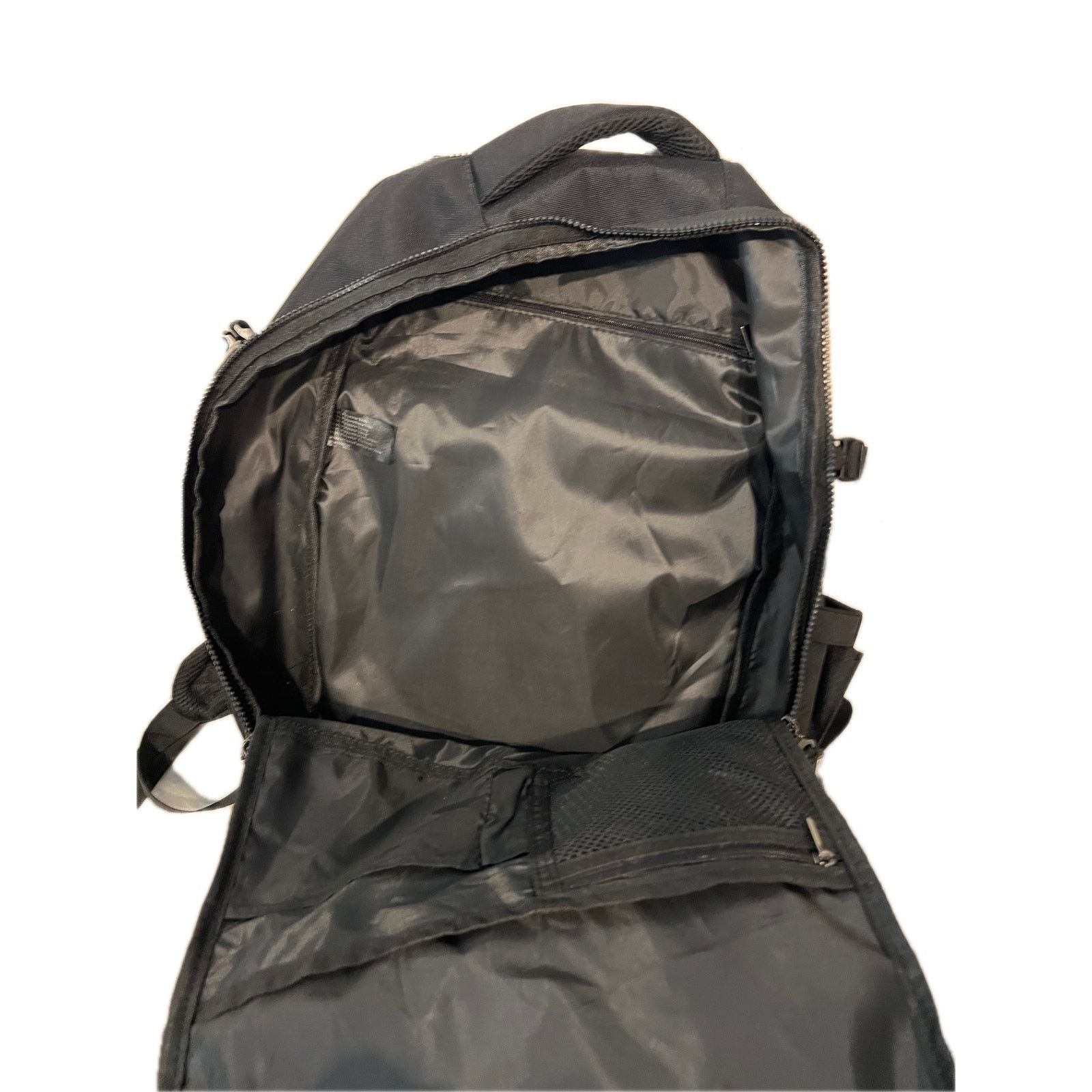 True Religion True Religion World Tour Black Poly Canvas Backpack Size 28 - 3 Thumbnail