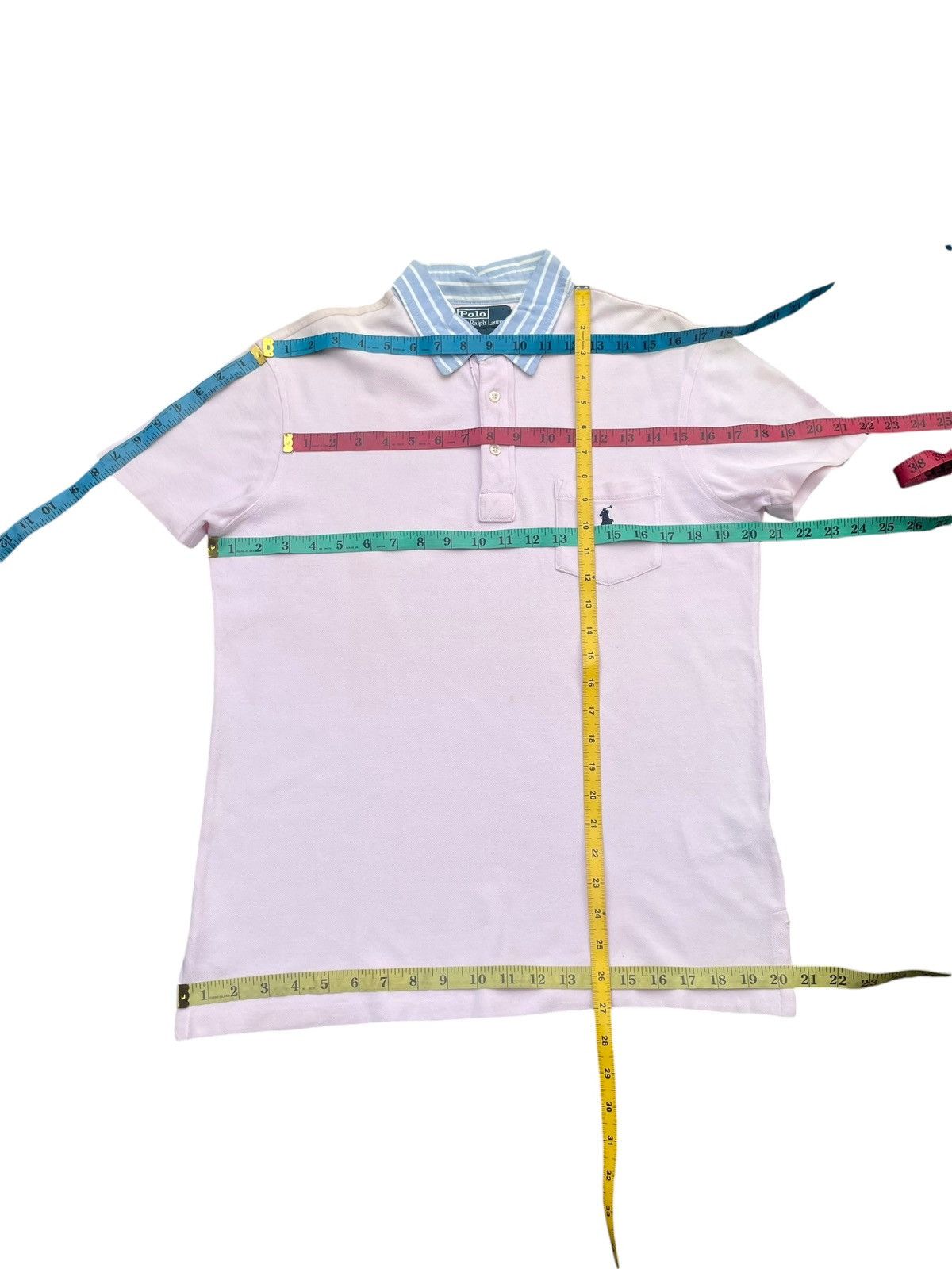 Designer × Polo Ralph Lauren × Vintage Vintage Polo Ralph Lauren Pocket Polo Size US M / EU 48-50 / 2 - 7 Thumbnail