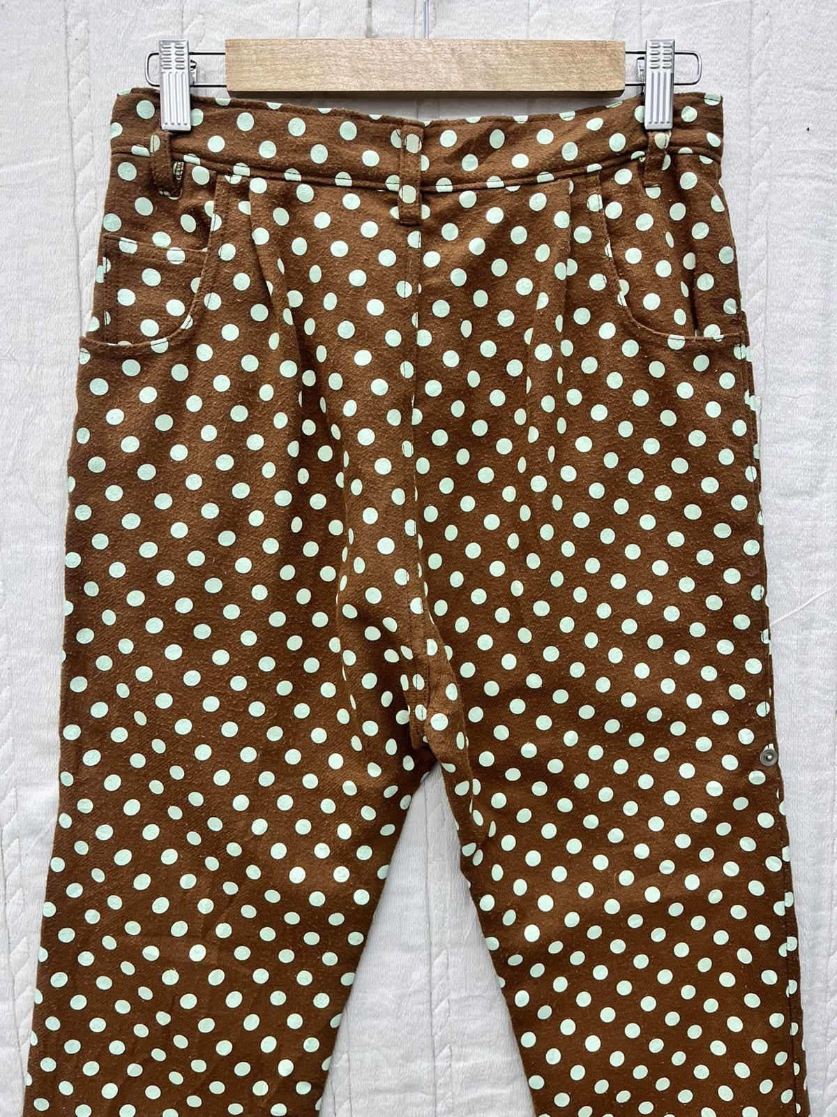mercibeaucoup ARCHIVE🔥🔥🔥VTG MERCIBEAUCOUP POLKA DOT REVERSE POCKET PANT Size 28" / US 6 / IT 42 - 6 Thumbnail