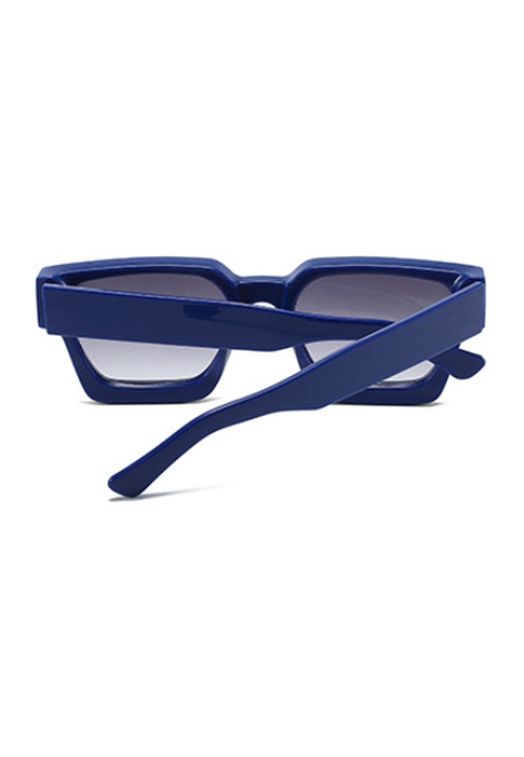 Other Square Blue Frame Grey Lens Polarized Sunglasses UV 400 Size ONE SIZE - 3 Thumbnail