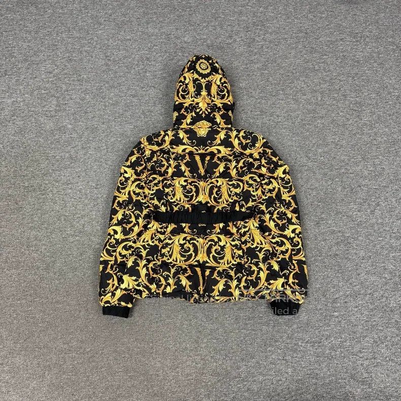 Versace Versace Baroque full print waist down jacket Size L / US 10 / IT 46 - 2 Thumbnail