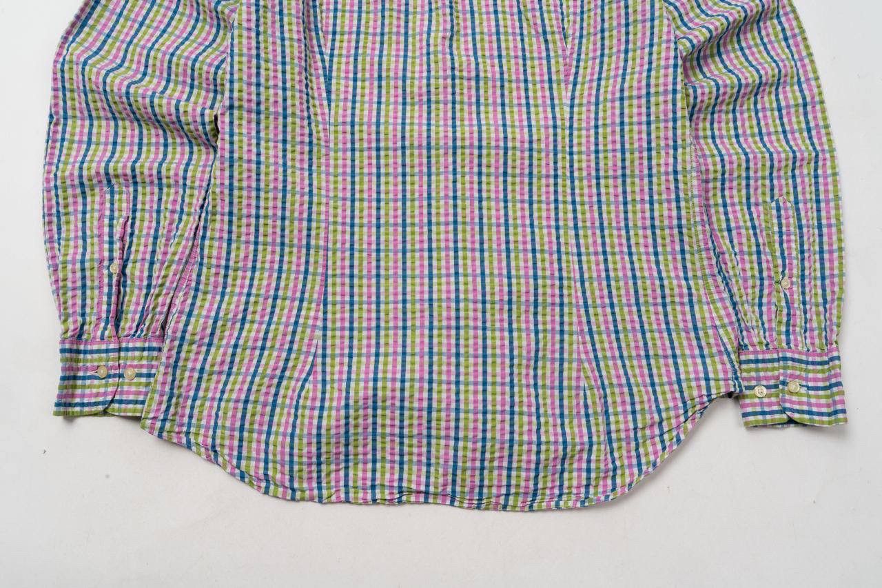 Etro 🔵ETRO Italy 39 Multicolour Check Bottom Up Shirt Made Italy Size US M / EU 48-50 / 2 - 15 Thumbnail