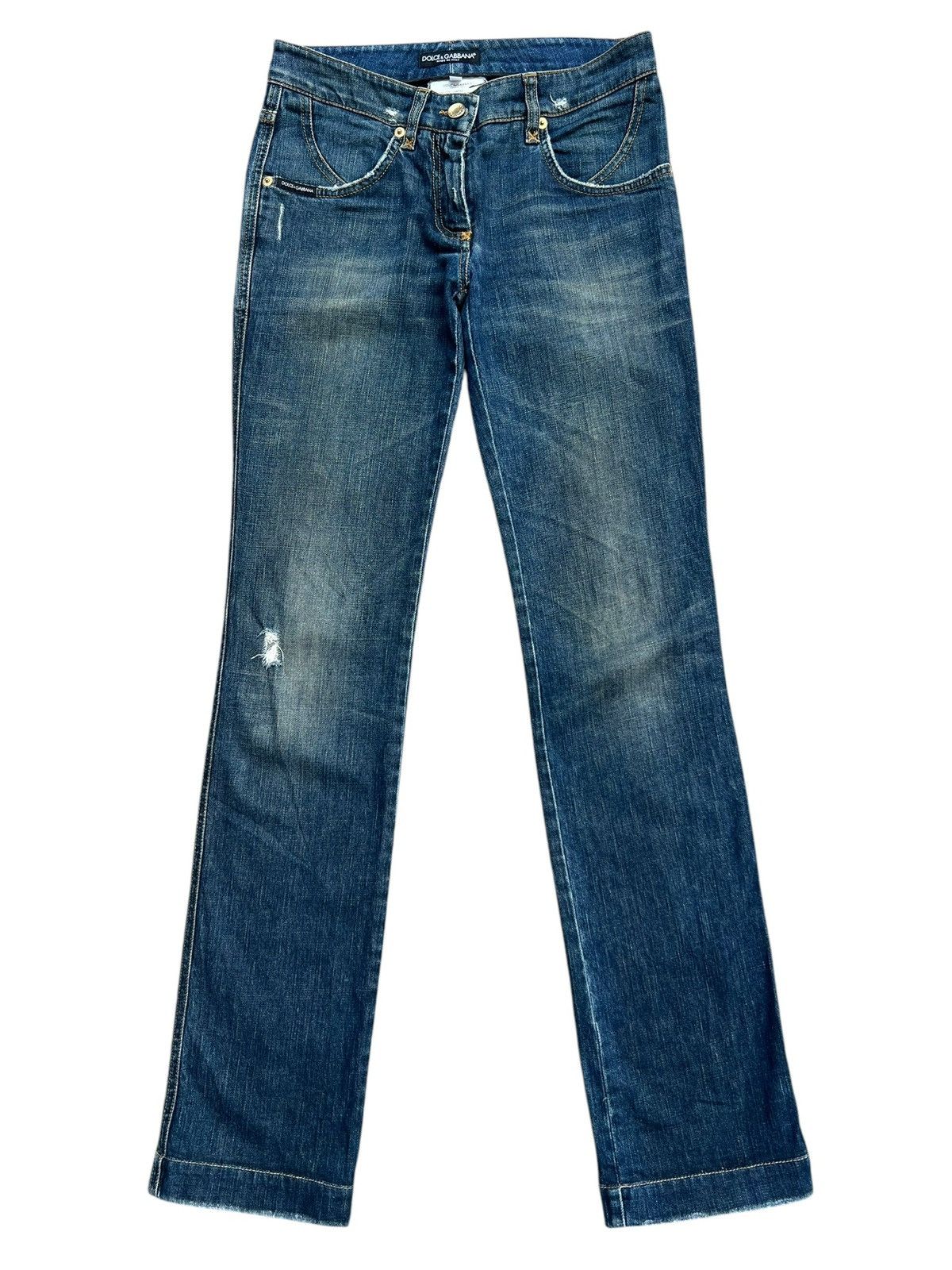 Dolce & Gabbana Dolce & Gabbana Lowrise Denim Jeans 30x33 Size 30" / US 8 / IT 44 - 2 Thumbnail