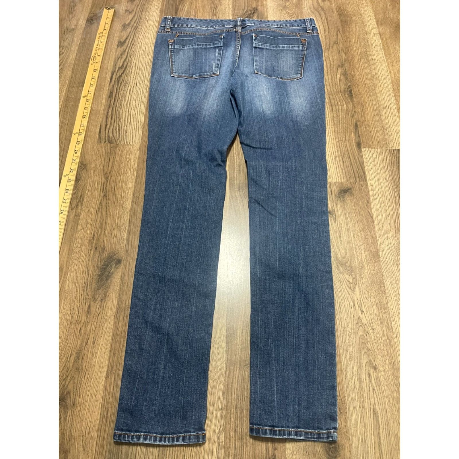 Mossimo Mossimo Jeans Womens 10R Blue Denim Skinny 30.5in Regular Inseam Size 32" / US 10 / IT 46 - 2 Thumbnail