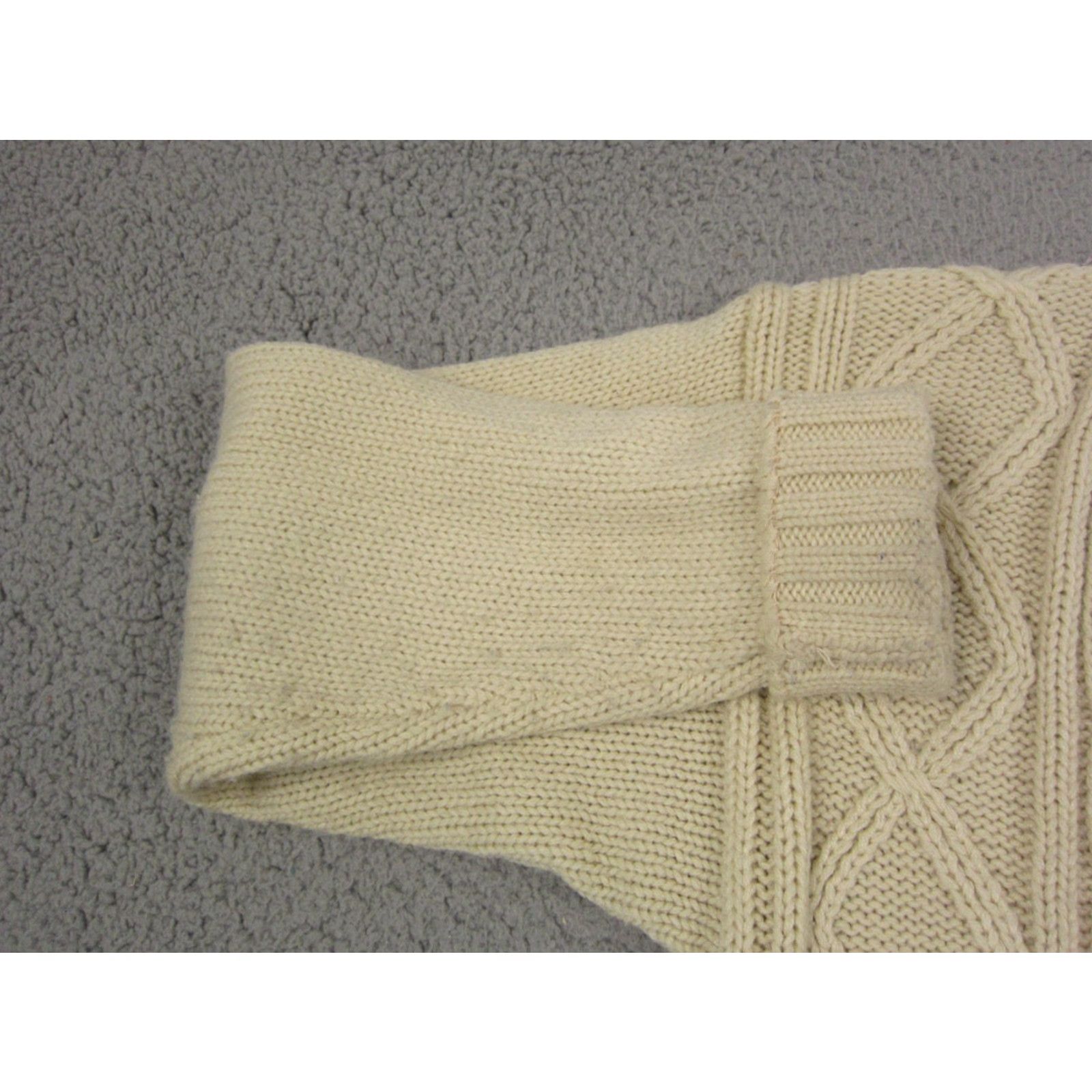 Vintage VINTAGE Oakton Cardigan Shirt Mens Small Beige V-Neck Cable Knit 90s Beige Oakton Limited Cardigan Mens Small Beige V-Neck 90s Shirt Size US S / EU 44-46 / 1 - 4 Thumbnail