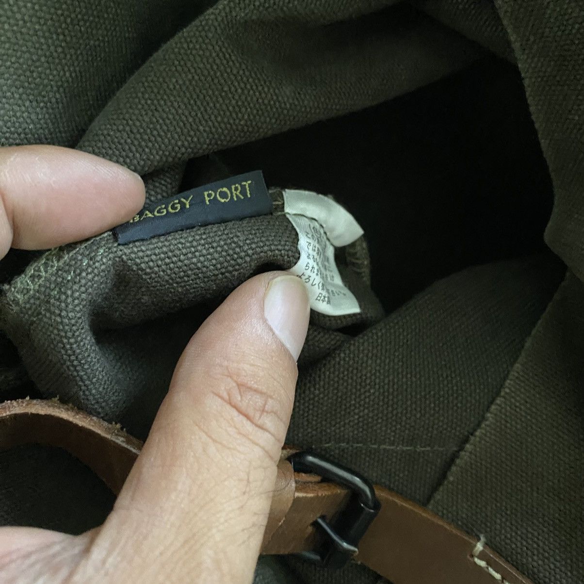 Designer × Japanese Brand × Vintage Baggy Port Backpack Heavy Canvas Size ONE SIZE - 8 Thumbnail
