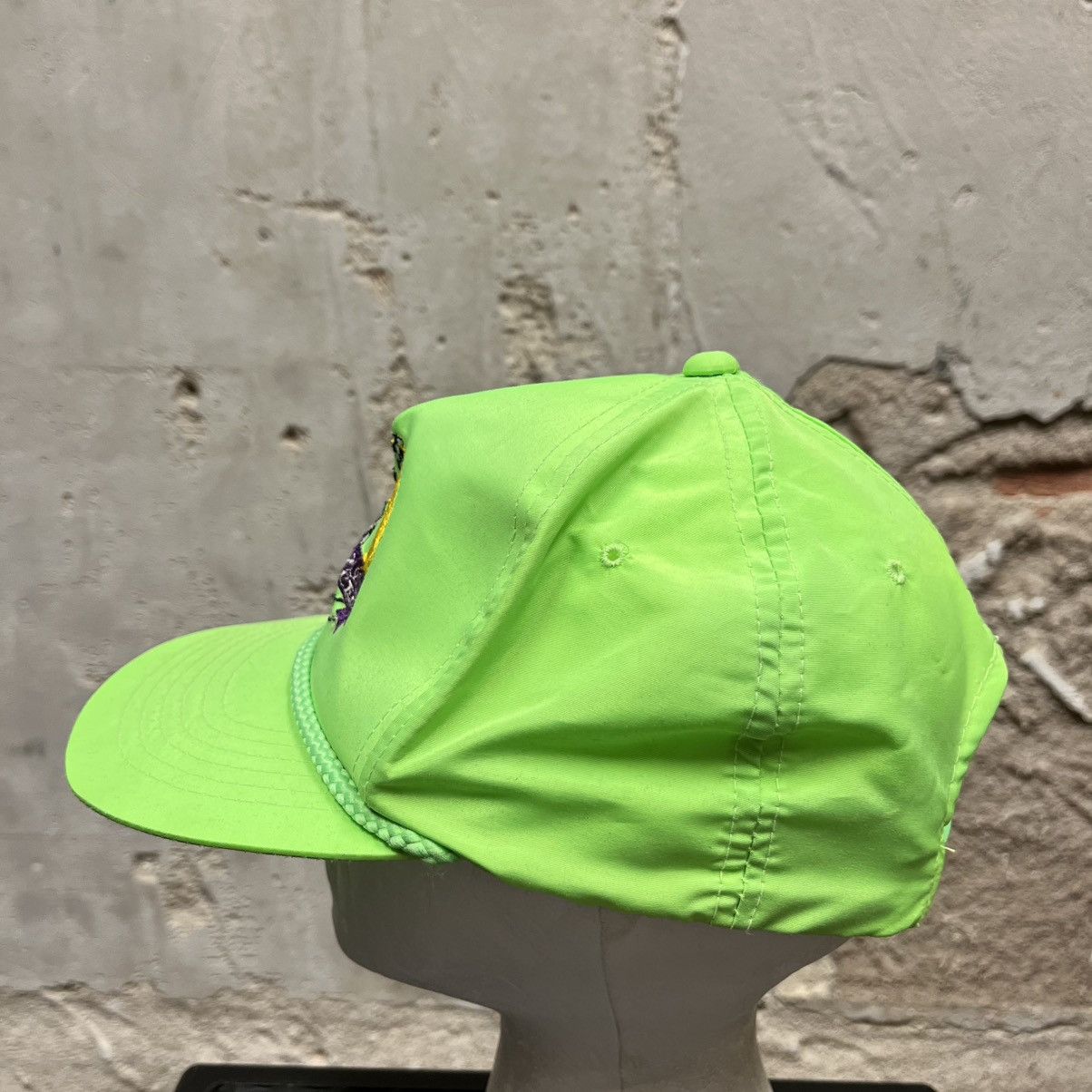 Vintage Vintage 1998 National Championship Air Races Neon Green Hat Size ONE SIZE - 2 Thumbnail