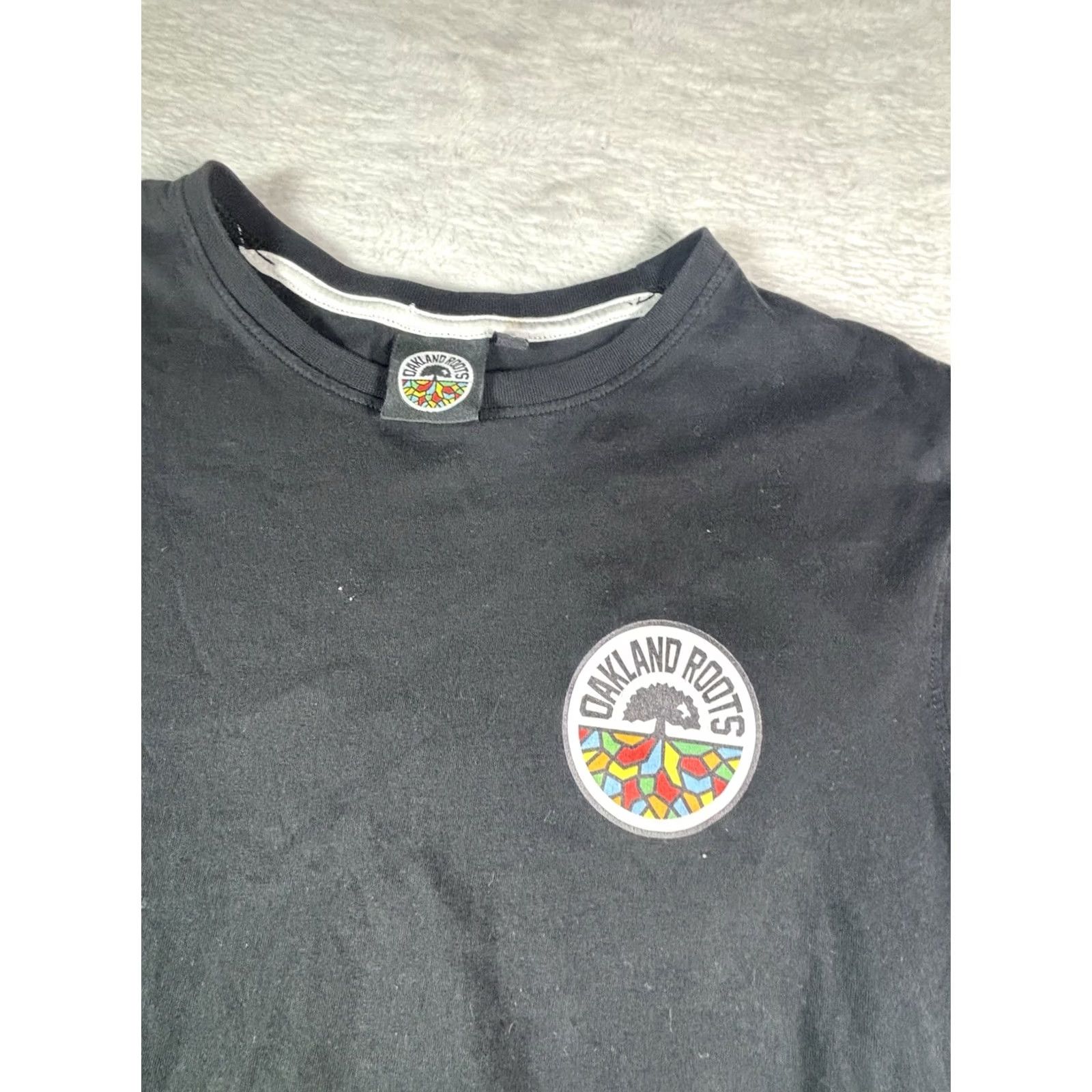 Roots Oakland Roots Soccer Club Adult Long Sleeve Shirt Size S Black Roots Hoodie Pullover Unisex Mens Womens 510 SC Size US S / EU 44-46 / 1 - 6 Thumbnail