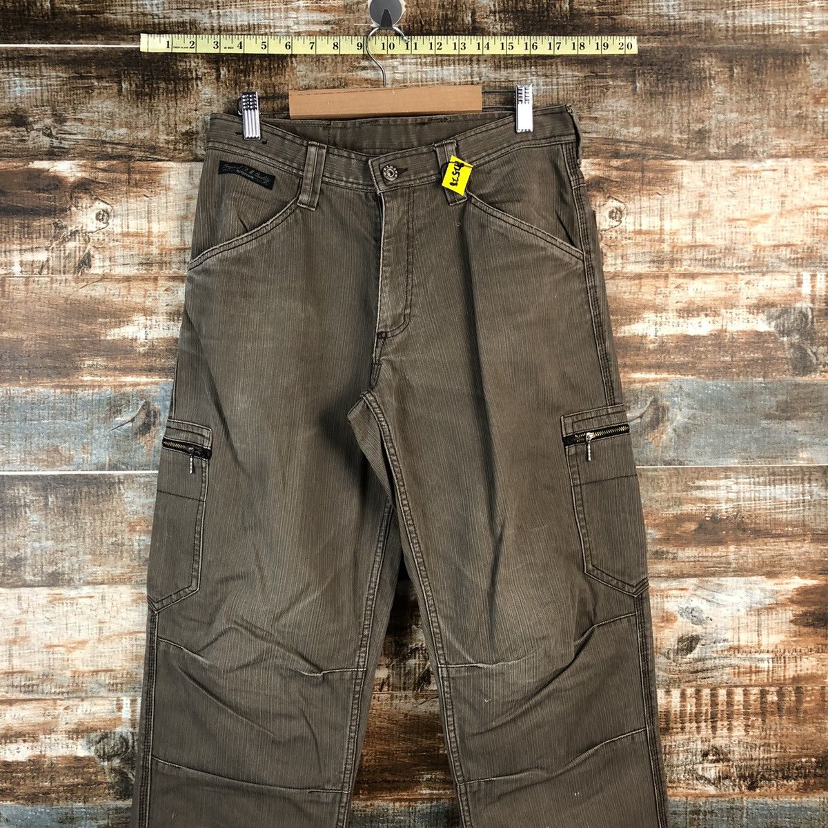 Faded Glory × Japanese Brand Dogman Brown Cargo Multipocket Pants #A2528 Size US 31 - 4 Thumbnail