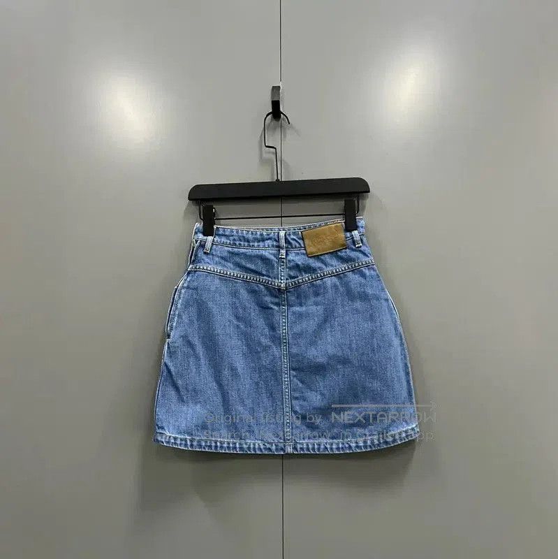 Kenzo KENZO Summer Blue Cotton Mini Skirt . Size 26" / US 2 / IT 38 - 2 Thumbnail