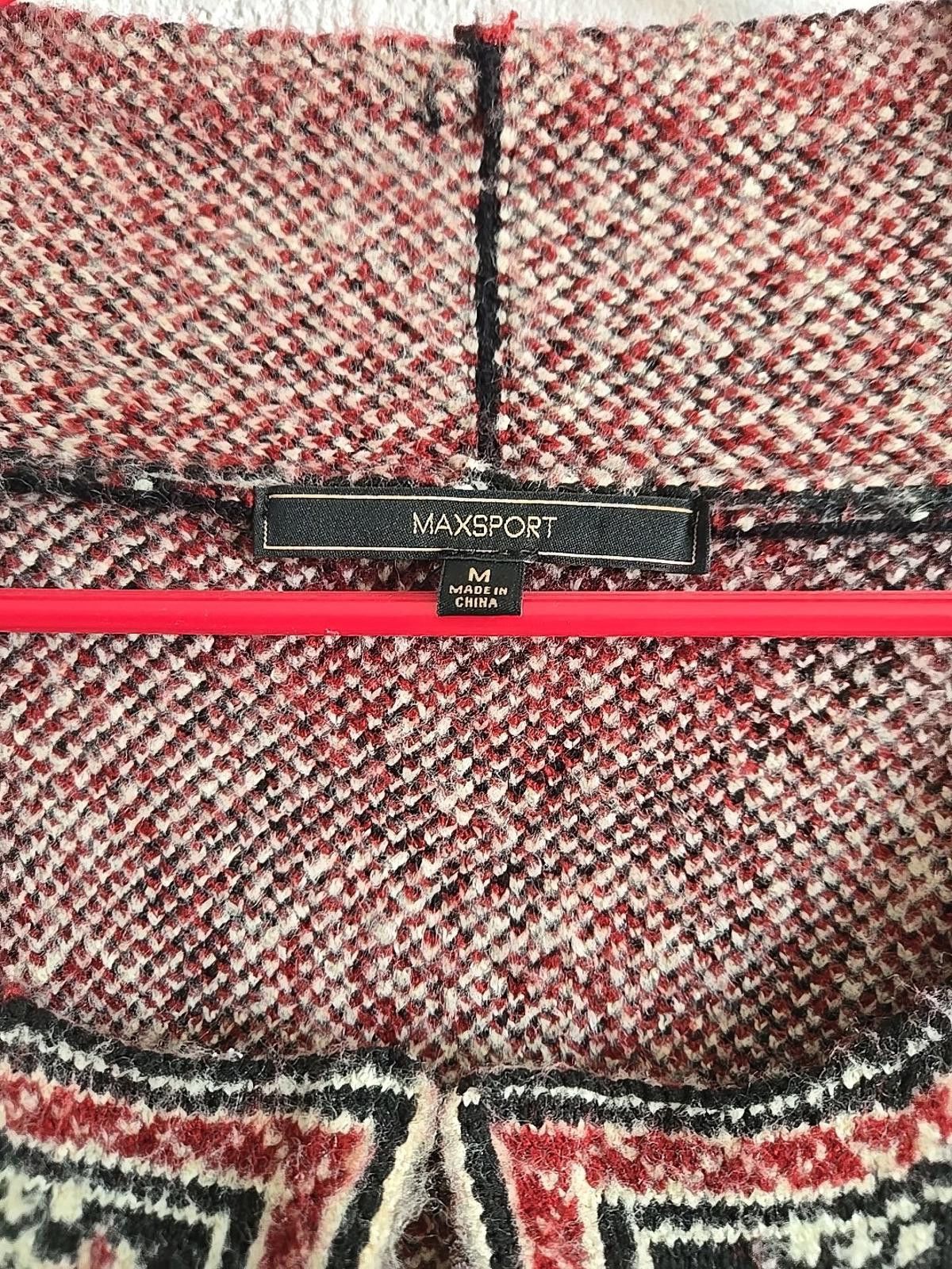 Other MAXSPORT Women's M Sweater FLORAL Open Cardigan Jacket $248 Size M / US 6-8 / IT 42-44 - 3 Thumbnail