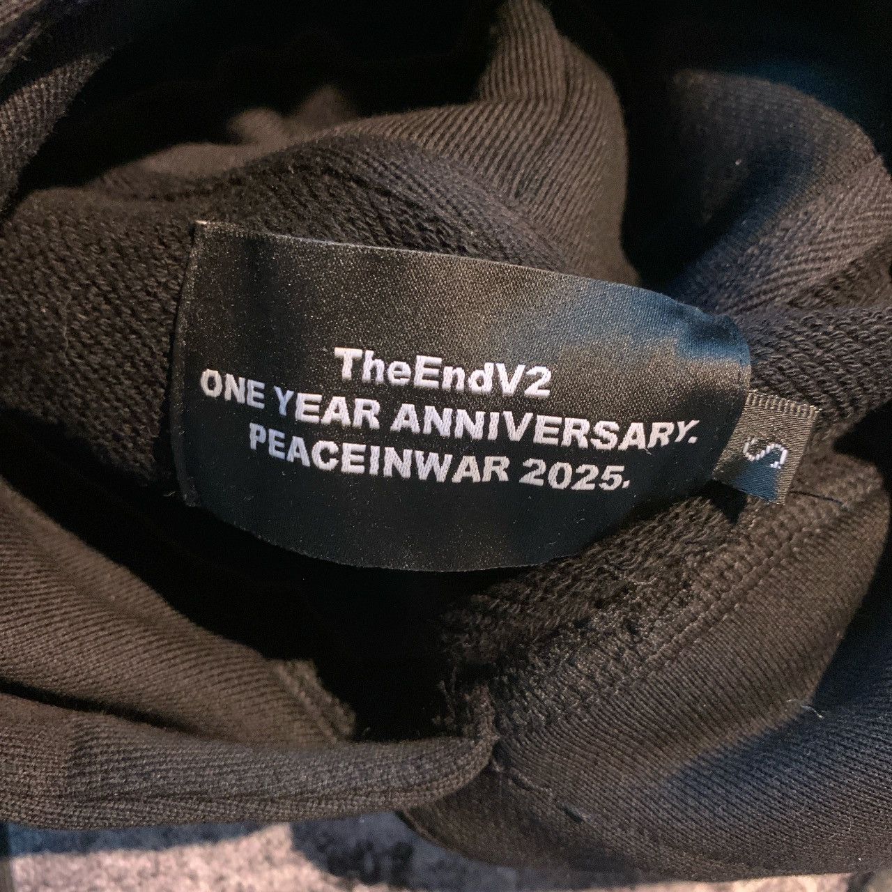 Other Peace in war hoodie black Size US M / EU 48-50 / 2 - 2 Thumbnail