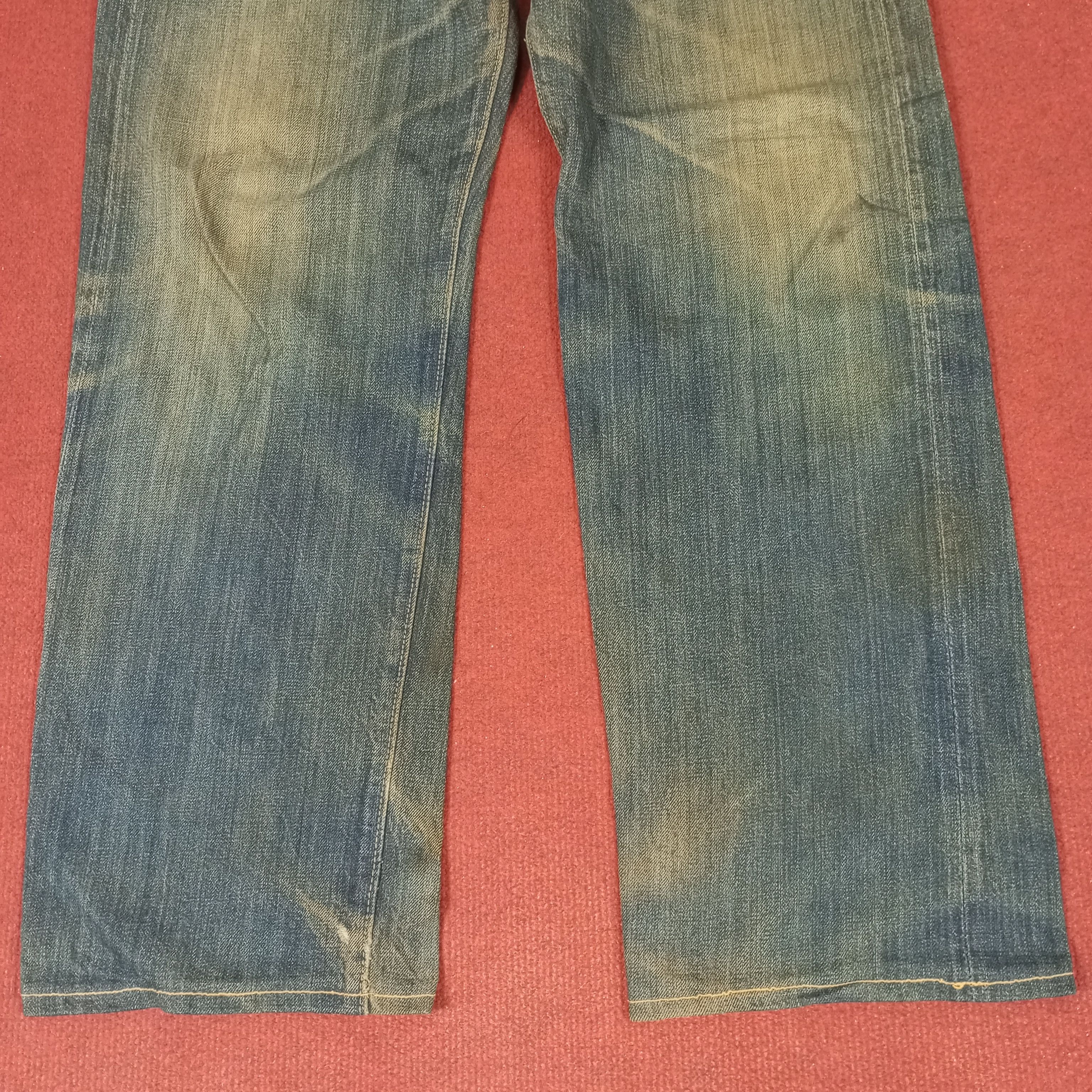 Japanese Brand × Vintage Brans Distressed Jeans Size US 28 / EU 44 - 3 Thumbnail