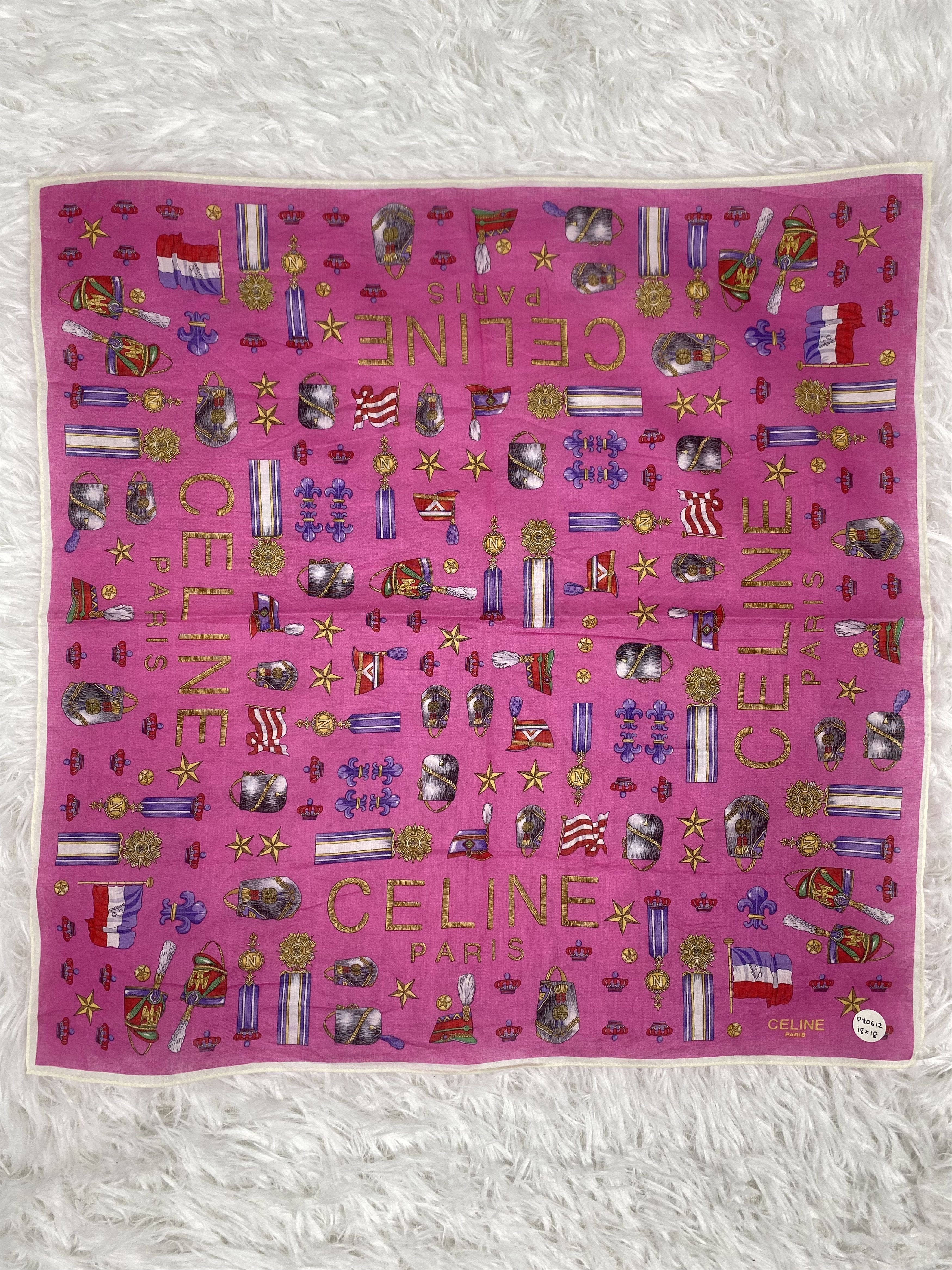 Celine Vintage Celine Handkerchief Neckerchief PH0612 Size ONE SIZE - 3 Thumbnail