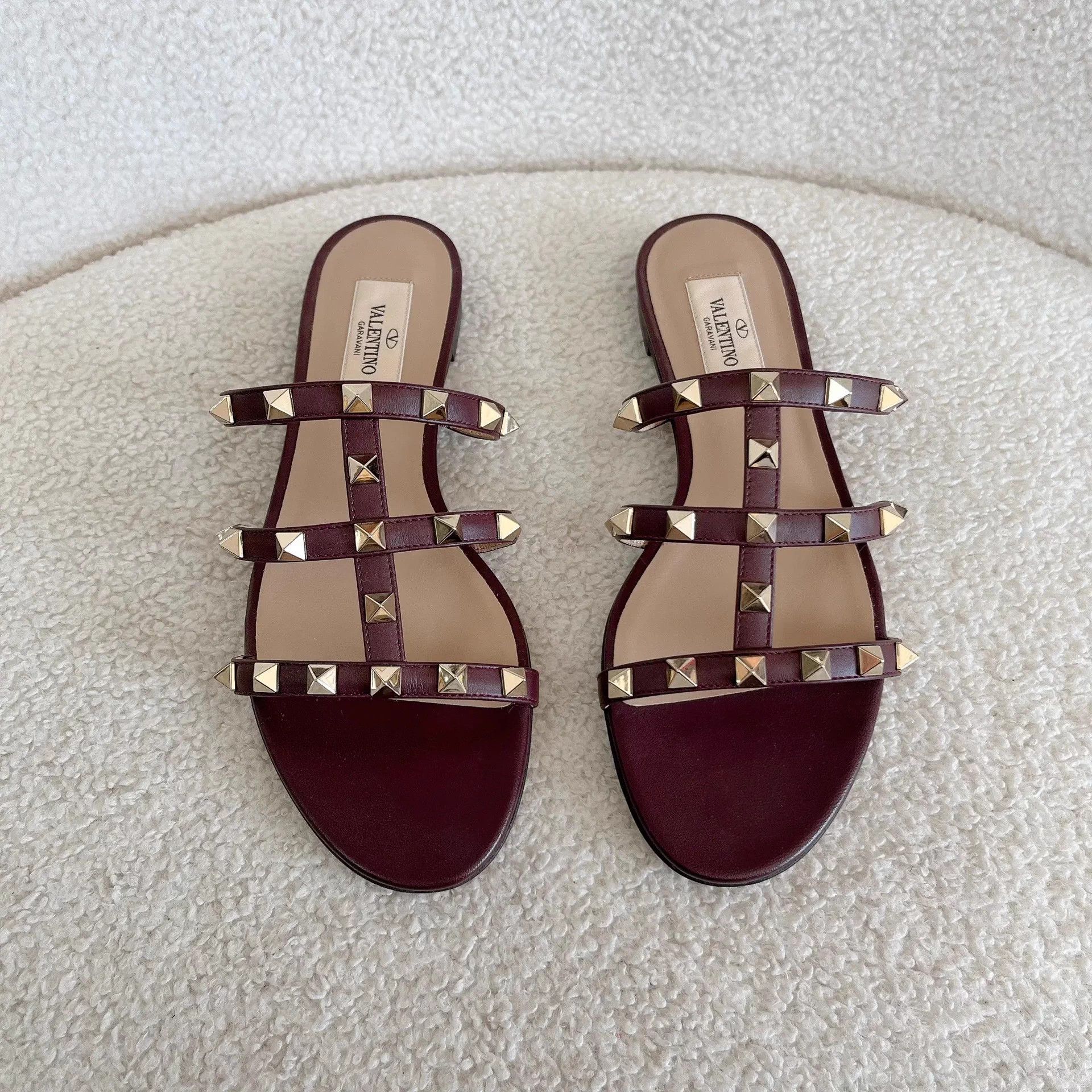 Valentino Valentino Red Slippers 36 Pre-owned Size US 8 / IT 38 - 2 Thumbnail