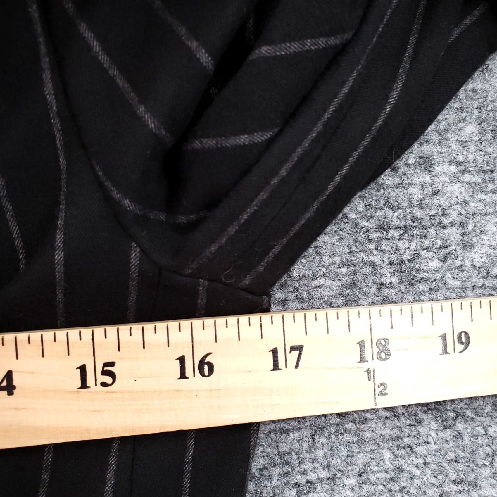 Banana Republic Banana Republic Blazer Womens 0 Black One Button Striped Jacket Notch Lapel Regular Sleeve Long Sleeve Size XS / US 0-2 / IT 36-38 - 6 Thumbnail