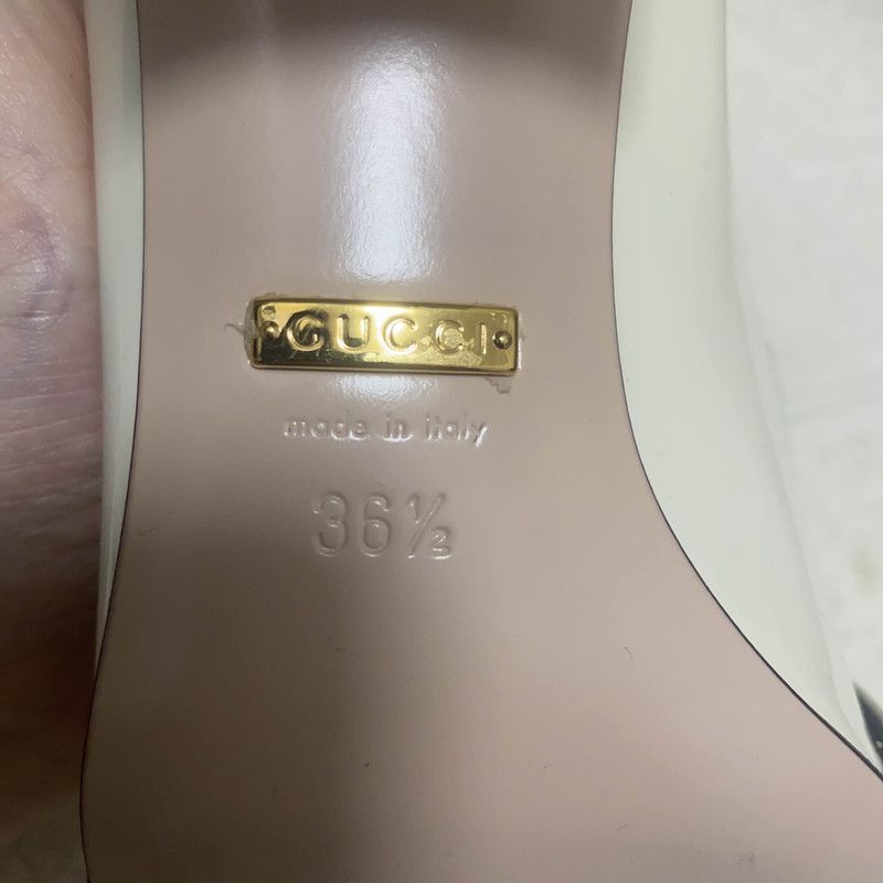 Gucci Gucci White Fringe Heel Shoes - Size US 6.5 / EU 39-40 - 5 Thumbnail