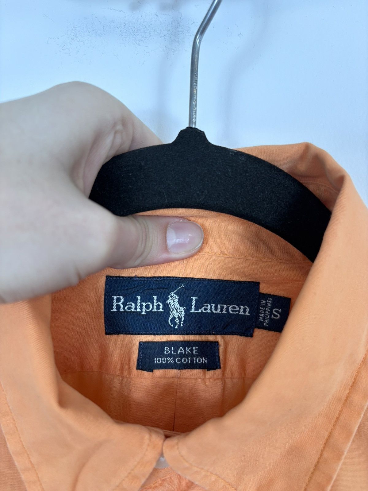 Ralph Lauren Ralph Lauren Vintage Men’s Blake Orange Short Sleeve Shirt Size US L / EU 52-54 / 3 - 12 Thumbnail