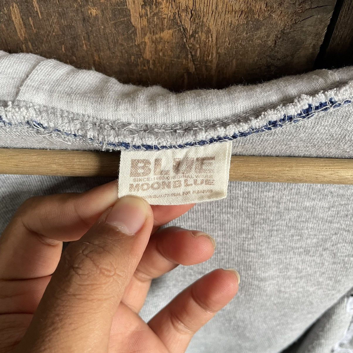 Japanese Brand Vintage Moon Blue Moon Hoodie Size US S / EU 44-46 / 1 - 6 Thumbnail