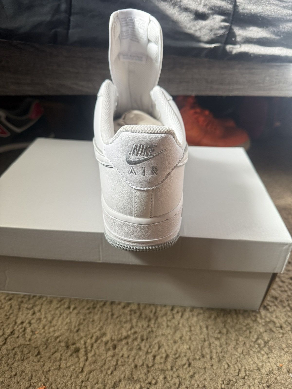 Nike Nike Air Force 1 '07 White Wolf Grey DV0788-100 Size US 10.5 / EU 43-44 - 5 Thumbnail