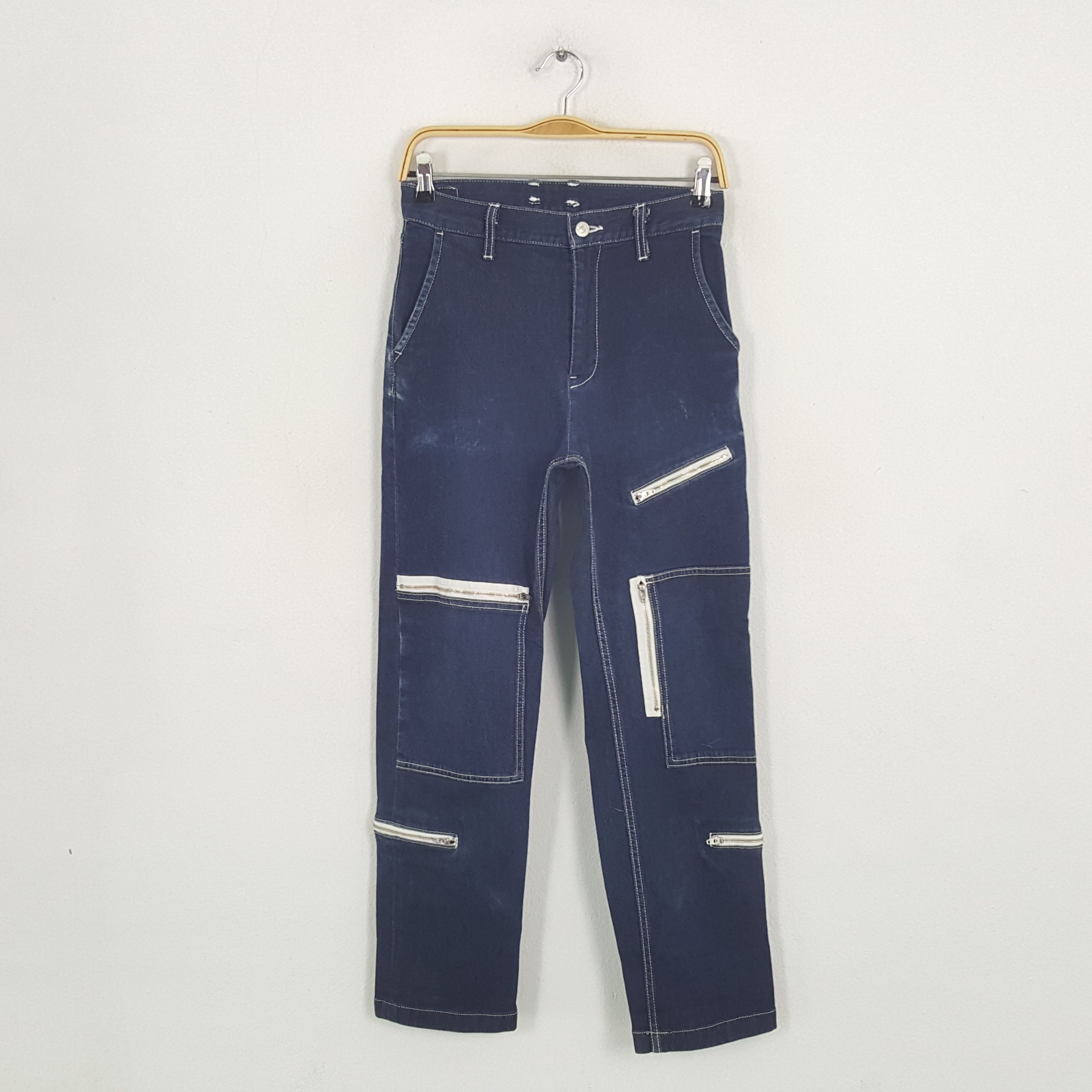 Japanese Brand × Vintage Vintage X-girl Japanese Brand Multi Pocket Denim Jeans Size US 27 - 1 Thumbnail