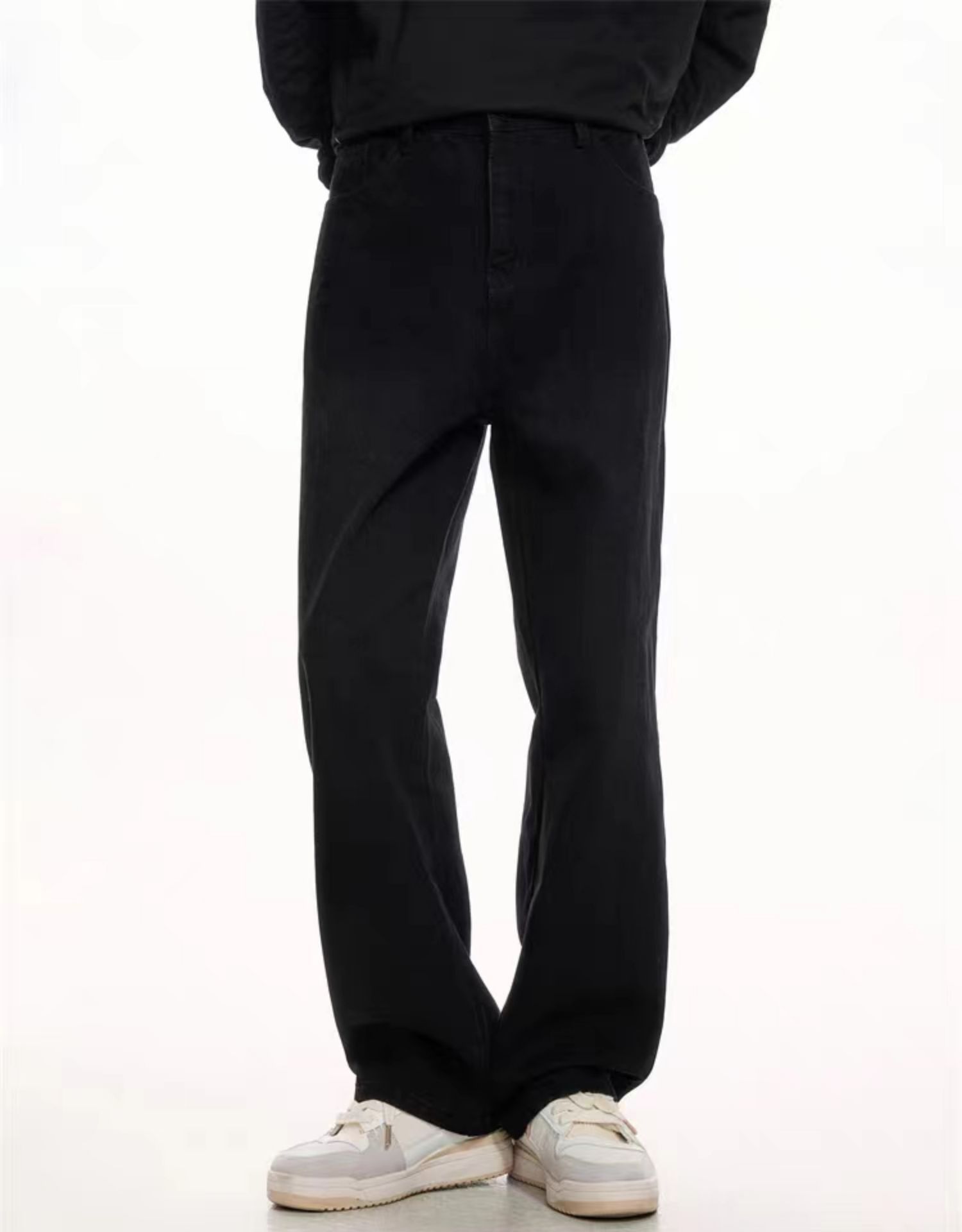 Japanese Brand × Jean High street cleanfit black flared jeans for men Size US 32 / EU 48 - 2 Thumbnail