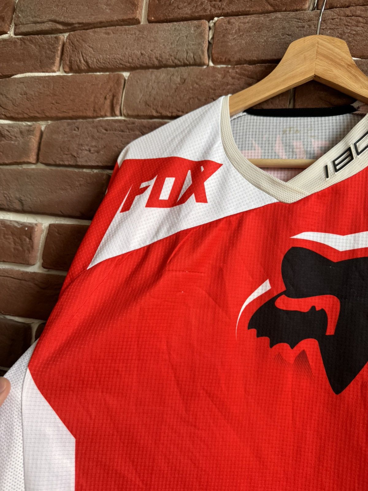 Fox Racing Vintage Fox racing jersey size M big logo Moto racing Size US M / EU 48-50 / 2 - 6 Thumbnail