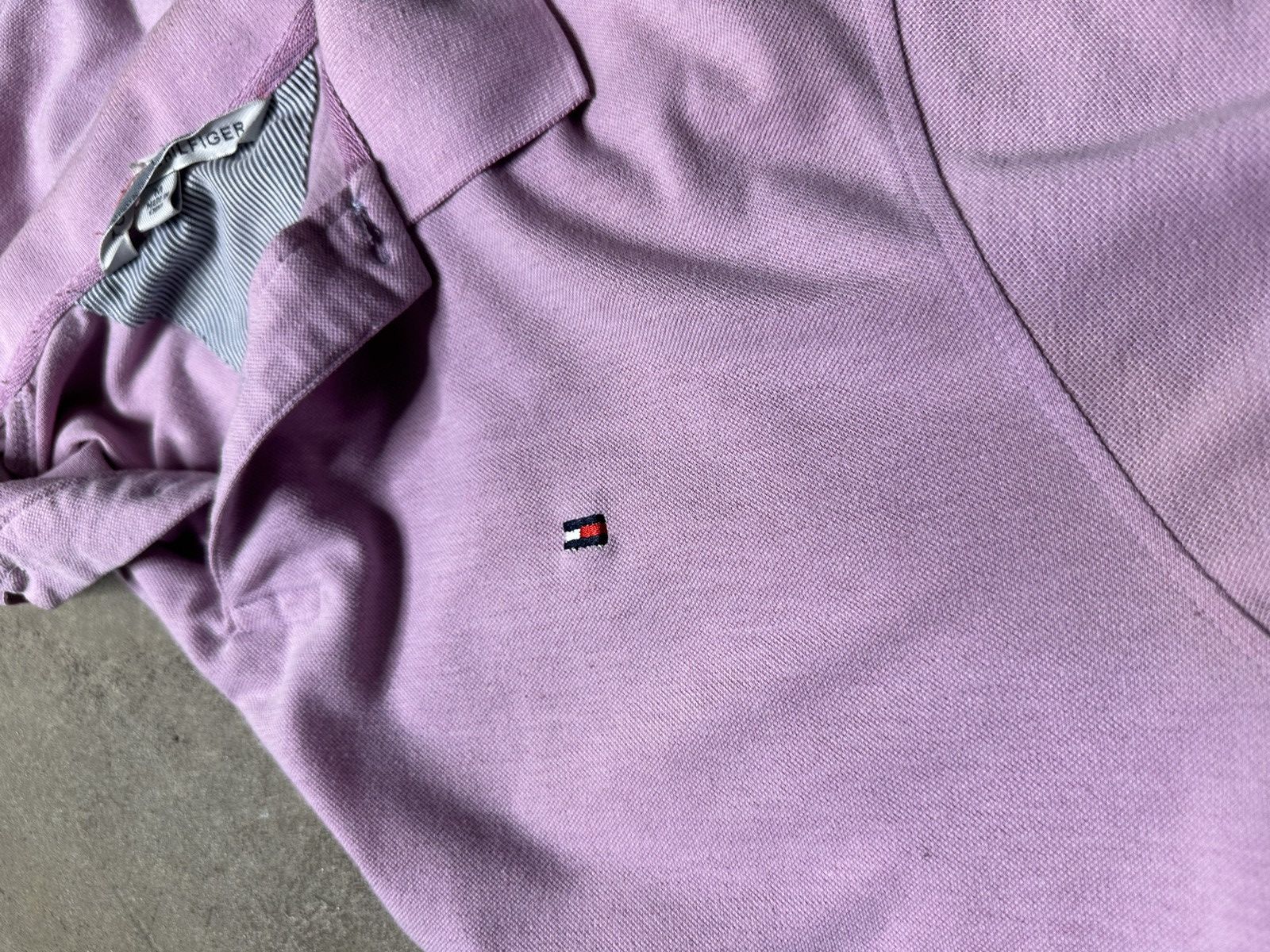 Tommy Hilfiger × Vintage Vintage light pink Tommy Hilfiger polo Size US M / EU 48-50 / 2 - 3 Thumbnail
