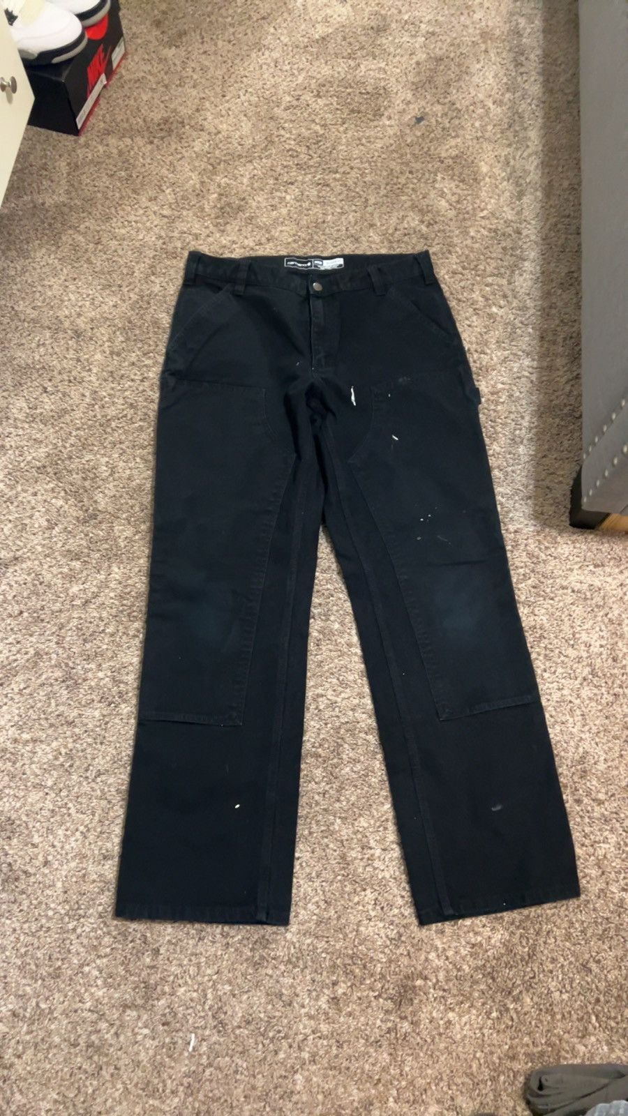 Carhartt × Vintage Carhartt Black DoubleKnee style jeans Size US 34 / EU 50 - 1 Thumbnail