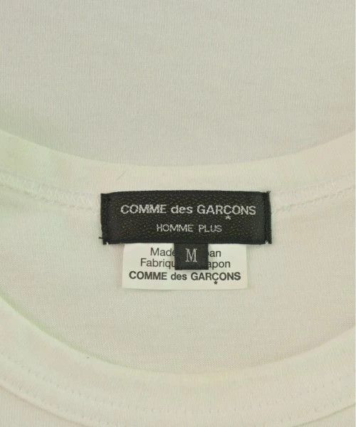 Comme des Garcons Homme Plus T-Shirts Short Sleeve Cotton Crewneck Patch Design White Size US M / EU 48-50 / 2 - 7 Thumbnail