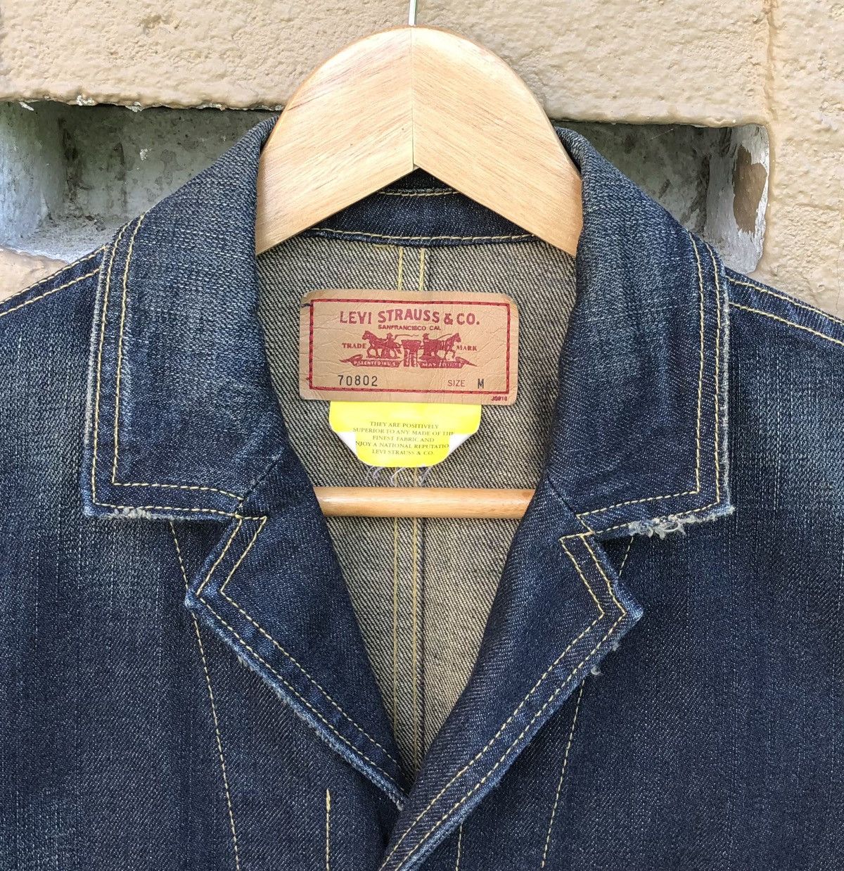 Levi's Vintage Clothing Vintage Levis Red Tab Workers Chore Denim Jacket Size US M / EU 48-50 / 2 - 14 Thumbnail