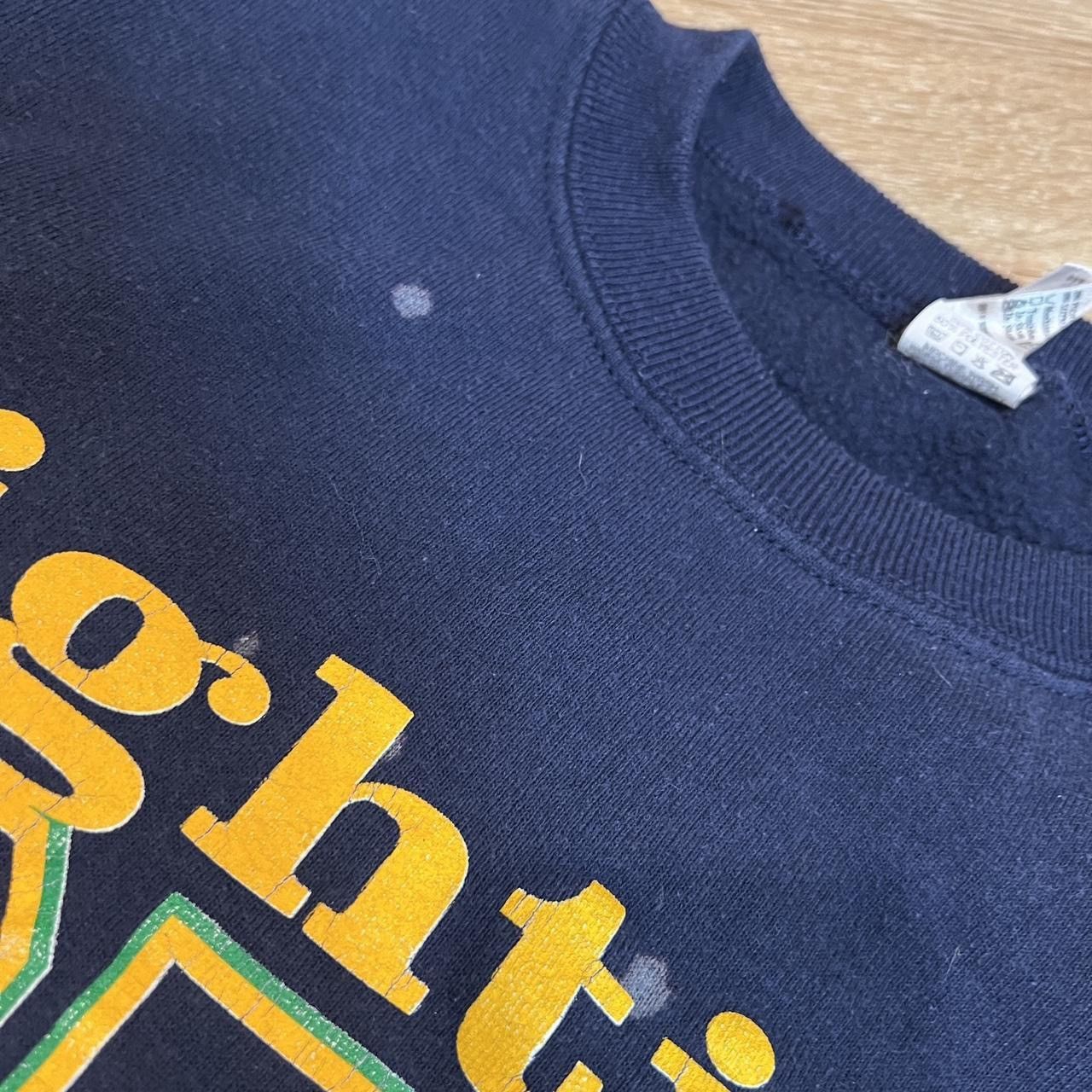 NCAA × Vintage Vintage 90s Notre Dame University Sweatshirt Size US XL / EU 56 / 4 - 4 Thumbnail