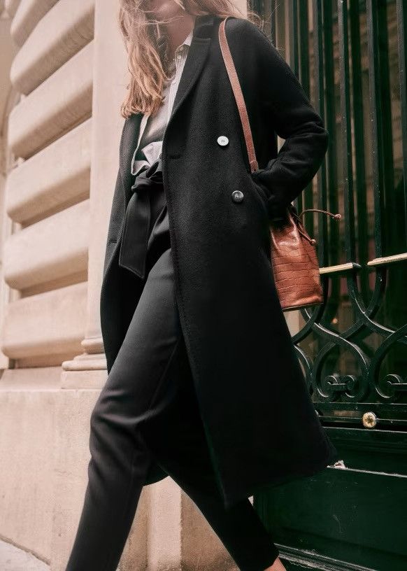 Sezane Sezane wool blend double breasted coat Size M / US 6-8 / IT 42-44 - 2 Thumbnail