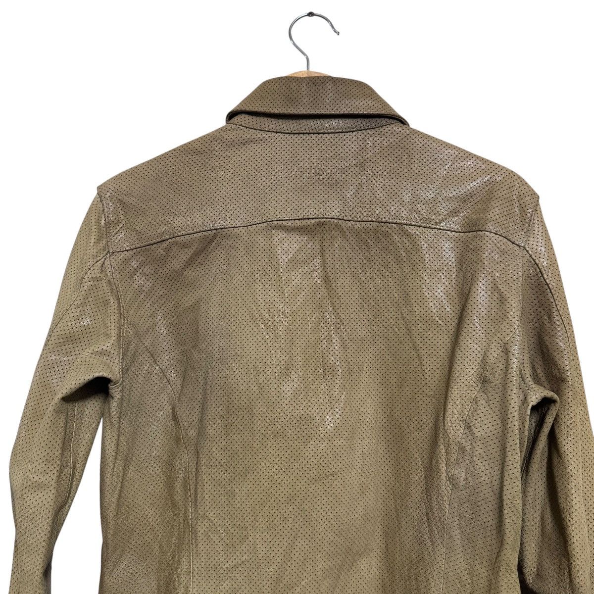 Isamu Katayama Backlash Isamu Katayama Backlash Perforated Leather Western Shirt Size US S / EU 44-46 / 1 - 11 Thumbnail