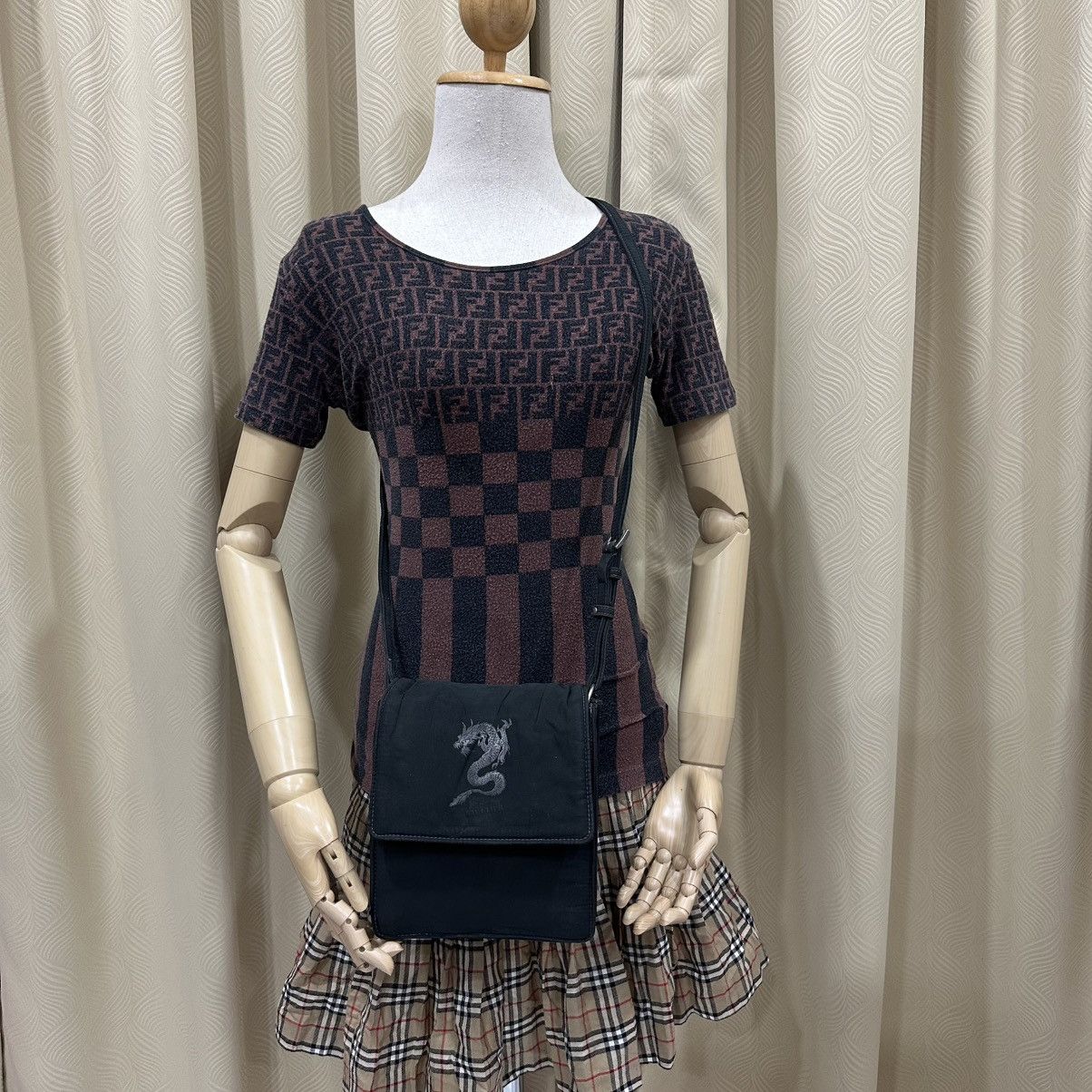 Jean Paul Gaultier ‼️LASTDROP‼️ JEAN PAUL GAULTIER SHOULDER BAG DRAGON EMBROIDERY Size ONE SIZE - 1 Thumbnail