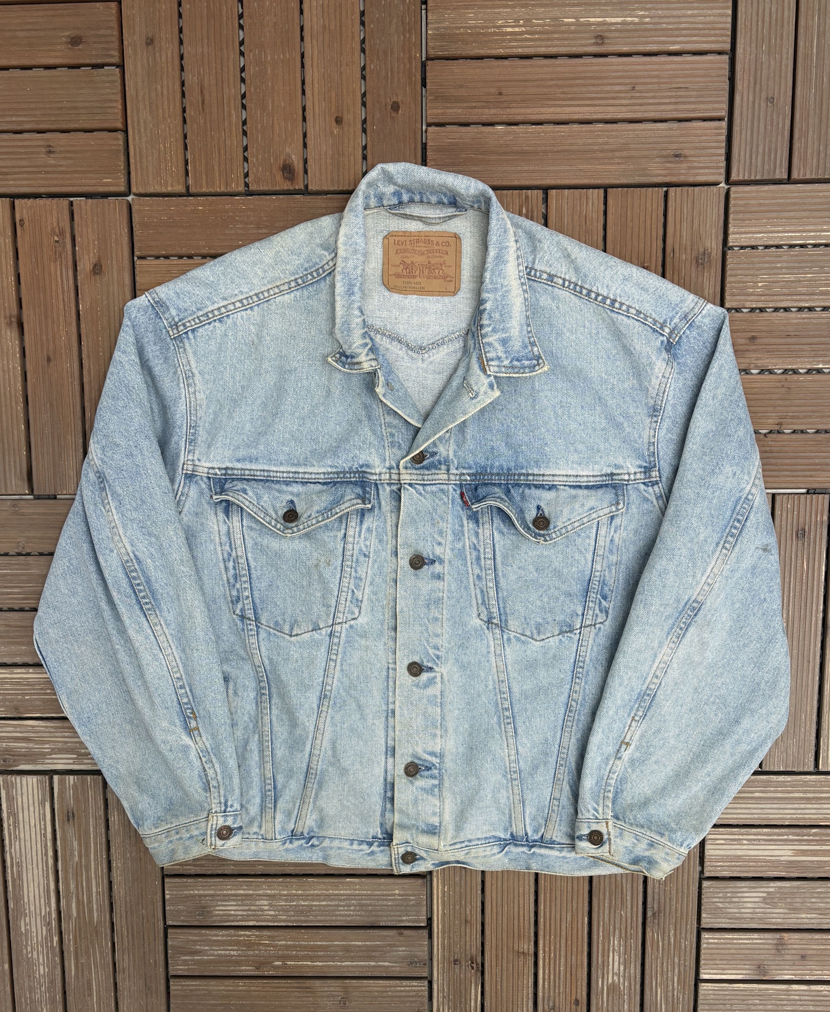 Levi's Vintage Clothing Levi's 75525-4834 Vintage Blue Denim Jean Jacket Size US XL / EU 56 / 4 - 1 Thumbnail