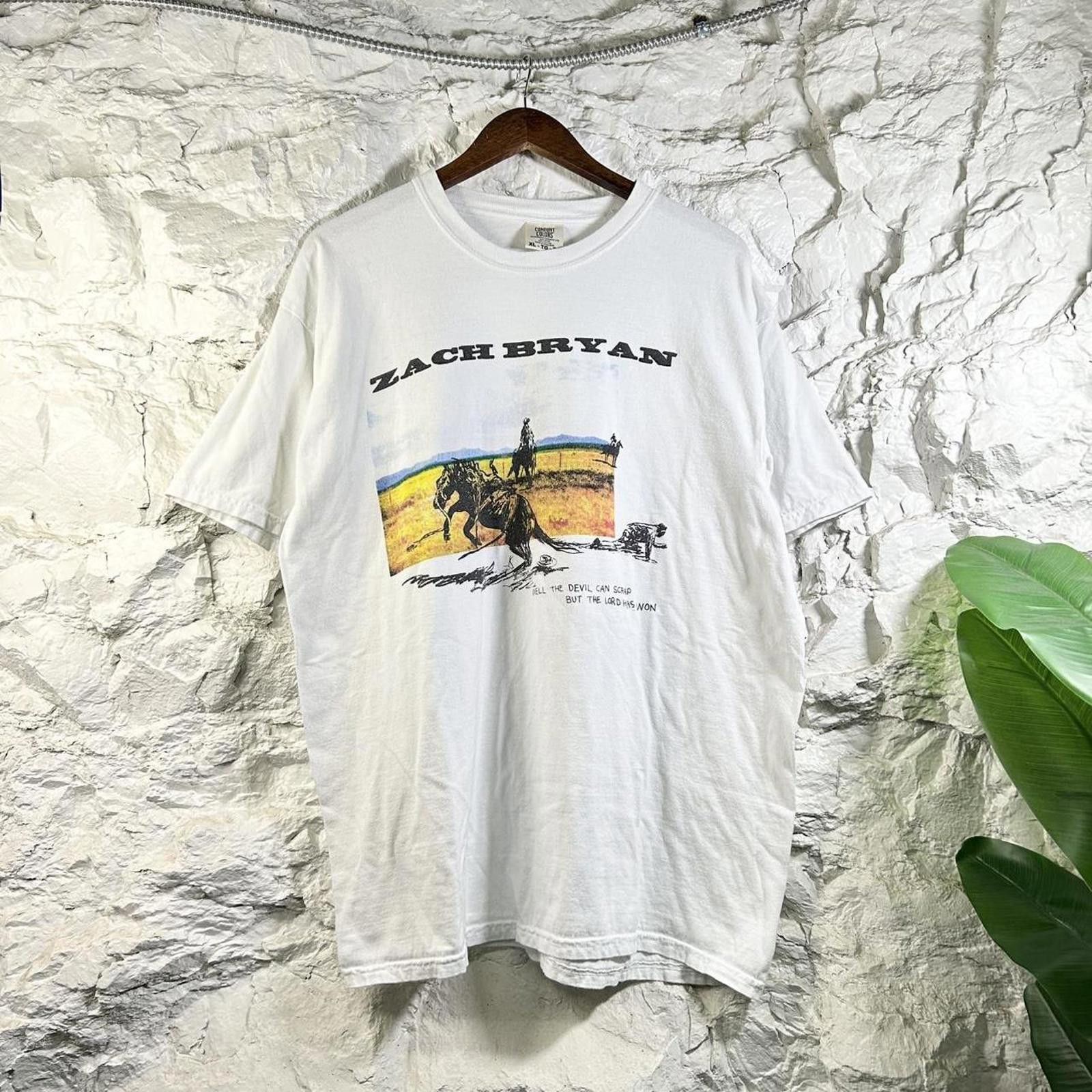 Other Zach Bryan Well The Devil Can Scrap But The Lord Has Won Tee Size US XL / EU 56 / 4 - 2 Thumbnail