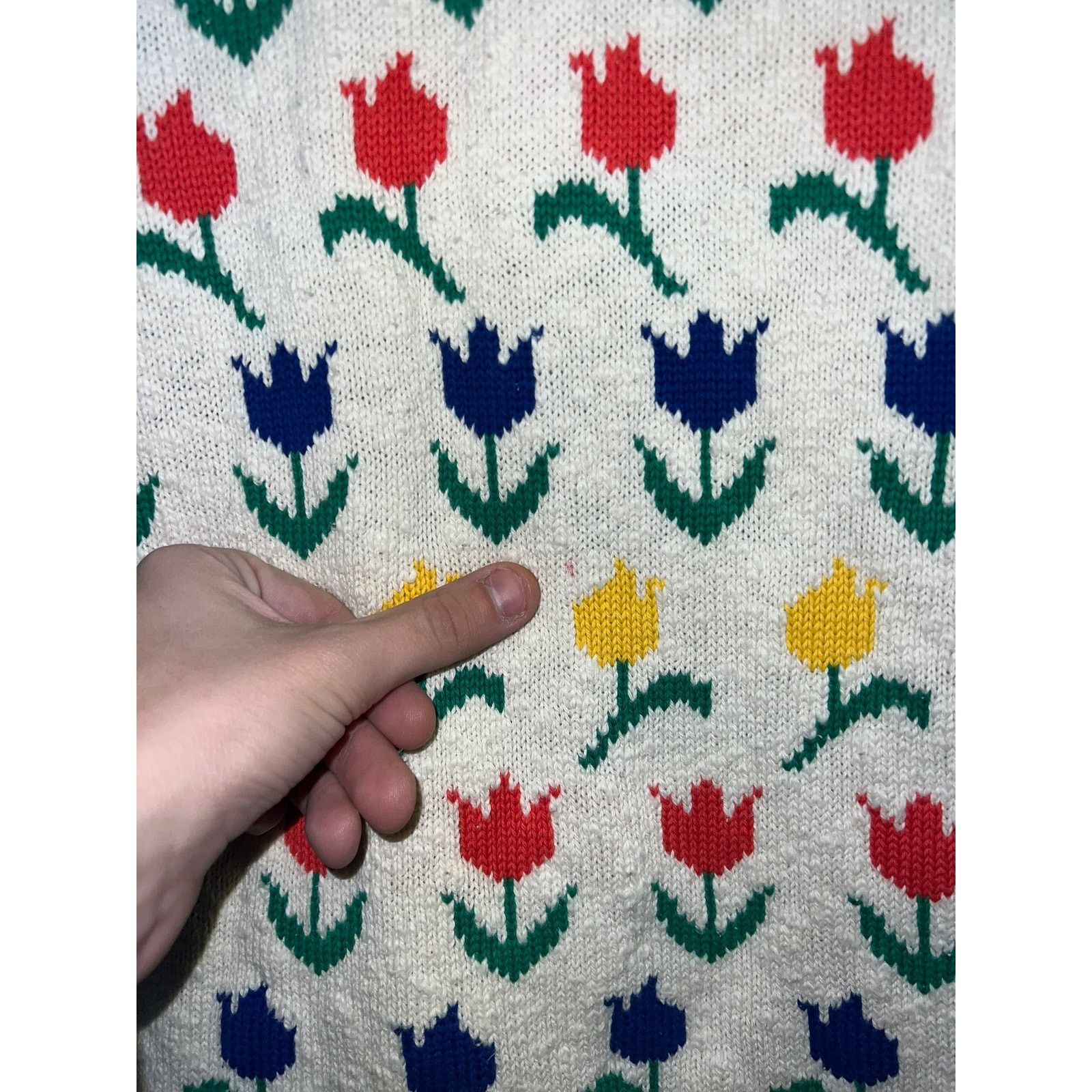 Vintage Womens Tulchan Vintage Sweater Roses Rose Flower VTG Medium Size M / US 6-8 / IT 42-44 - 10 Thumbnail