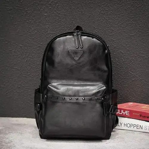 VIBE Pu Leather Rivets Backpacks Size ONE SIZE - 3 Thumbnail