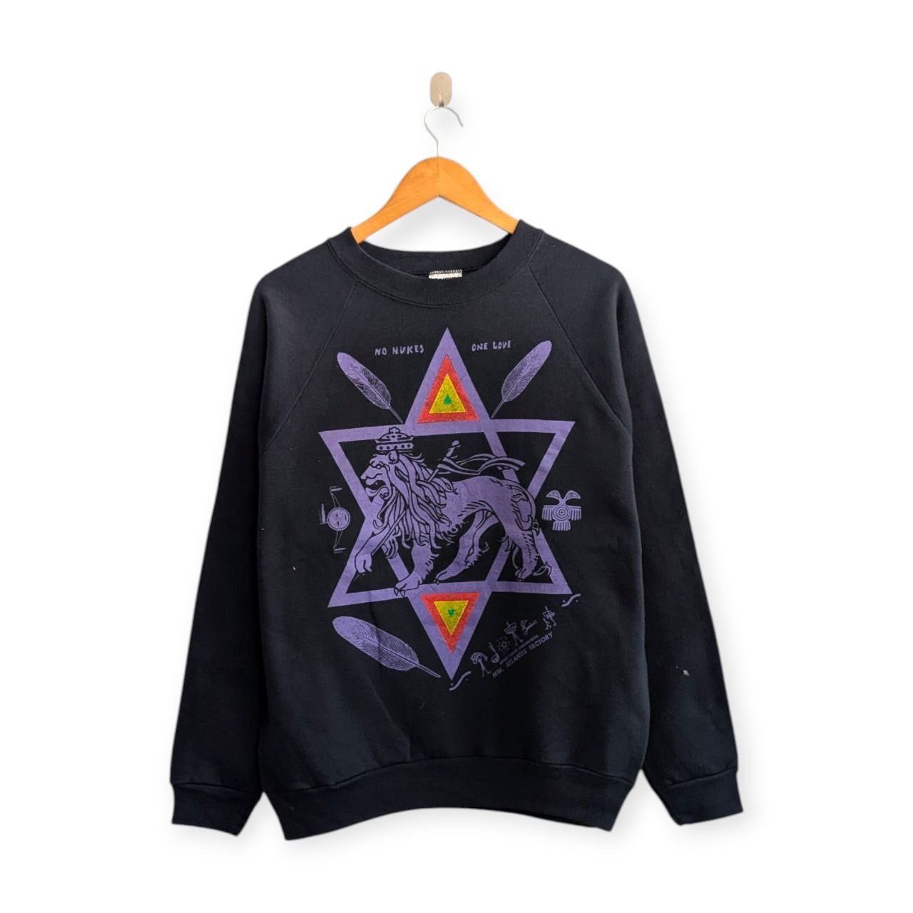 Vintage vintage 90s REGGAE big image sweatshirts Size US L / EU 52-54 / 3 - 1 Thumbnail